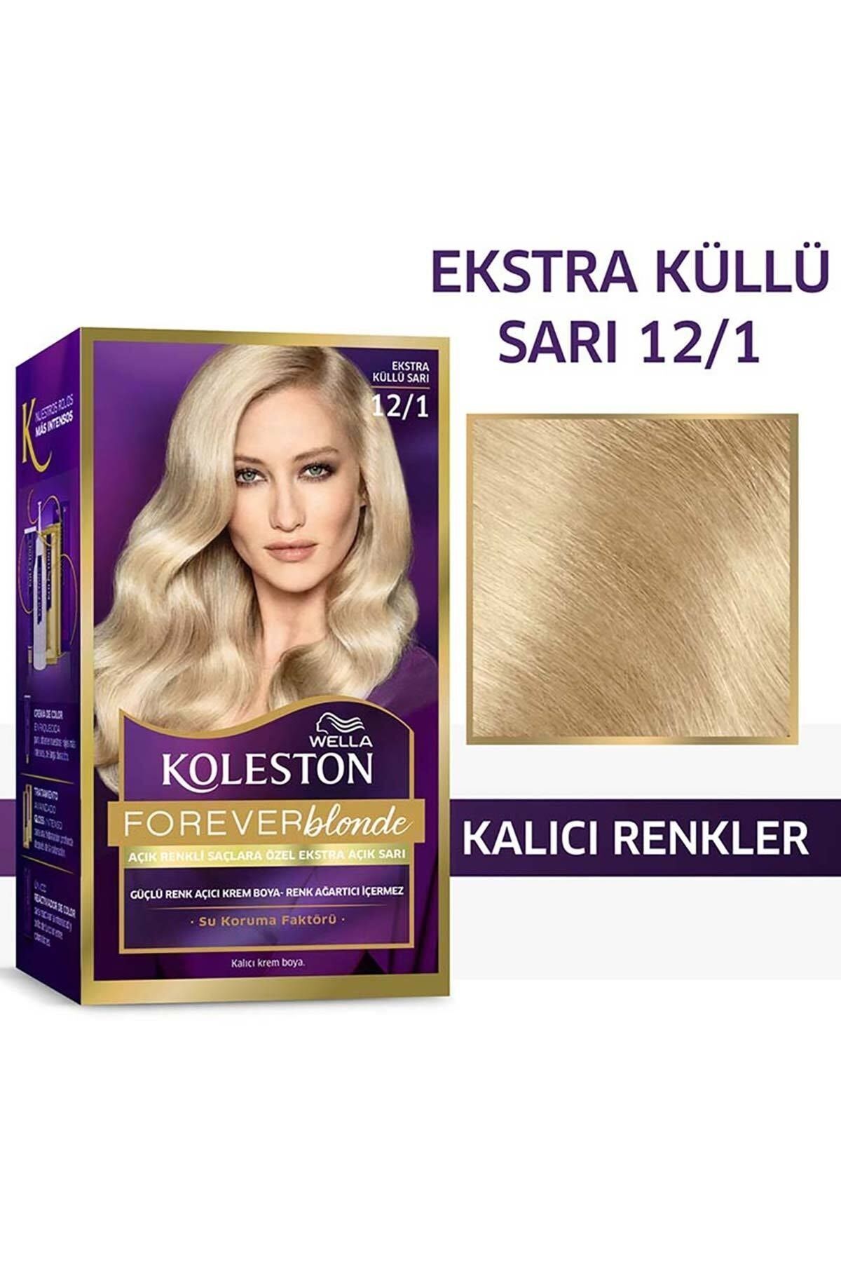 Koleston Kit Saç Boyası 12/1 Ekstra Küllü Sarı