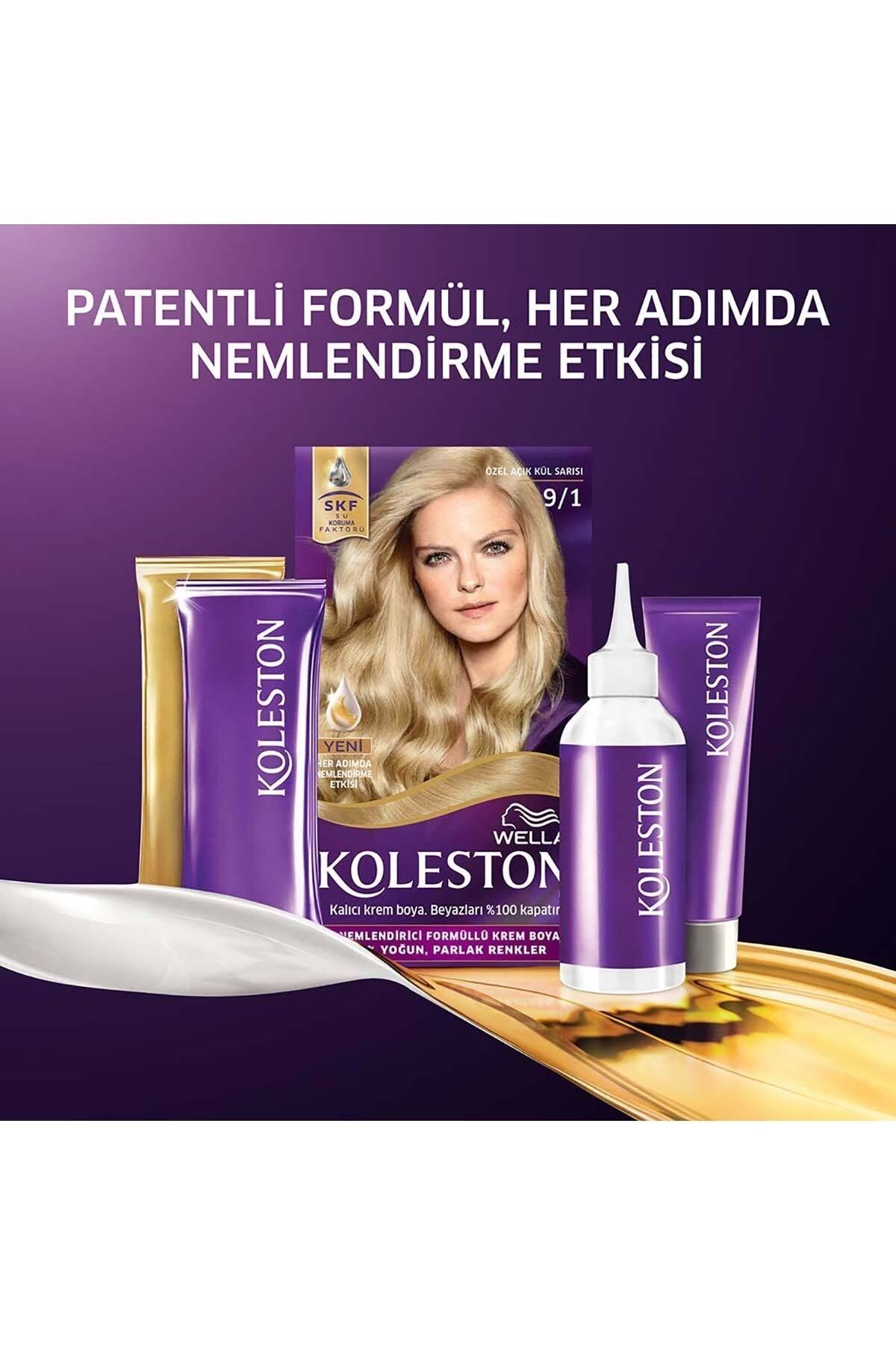 Koleston Kit Saç Boyası 9/1 Özel Açık Küllü Sarı