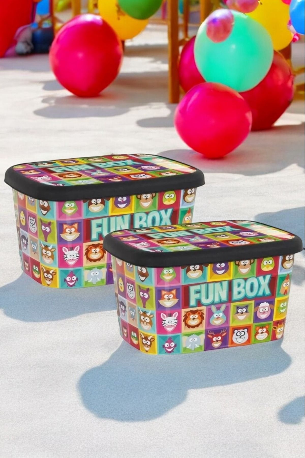 biedda 50 Litre 2 Adet FunBox Mega Boy Plasti...