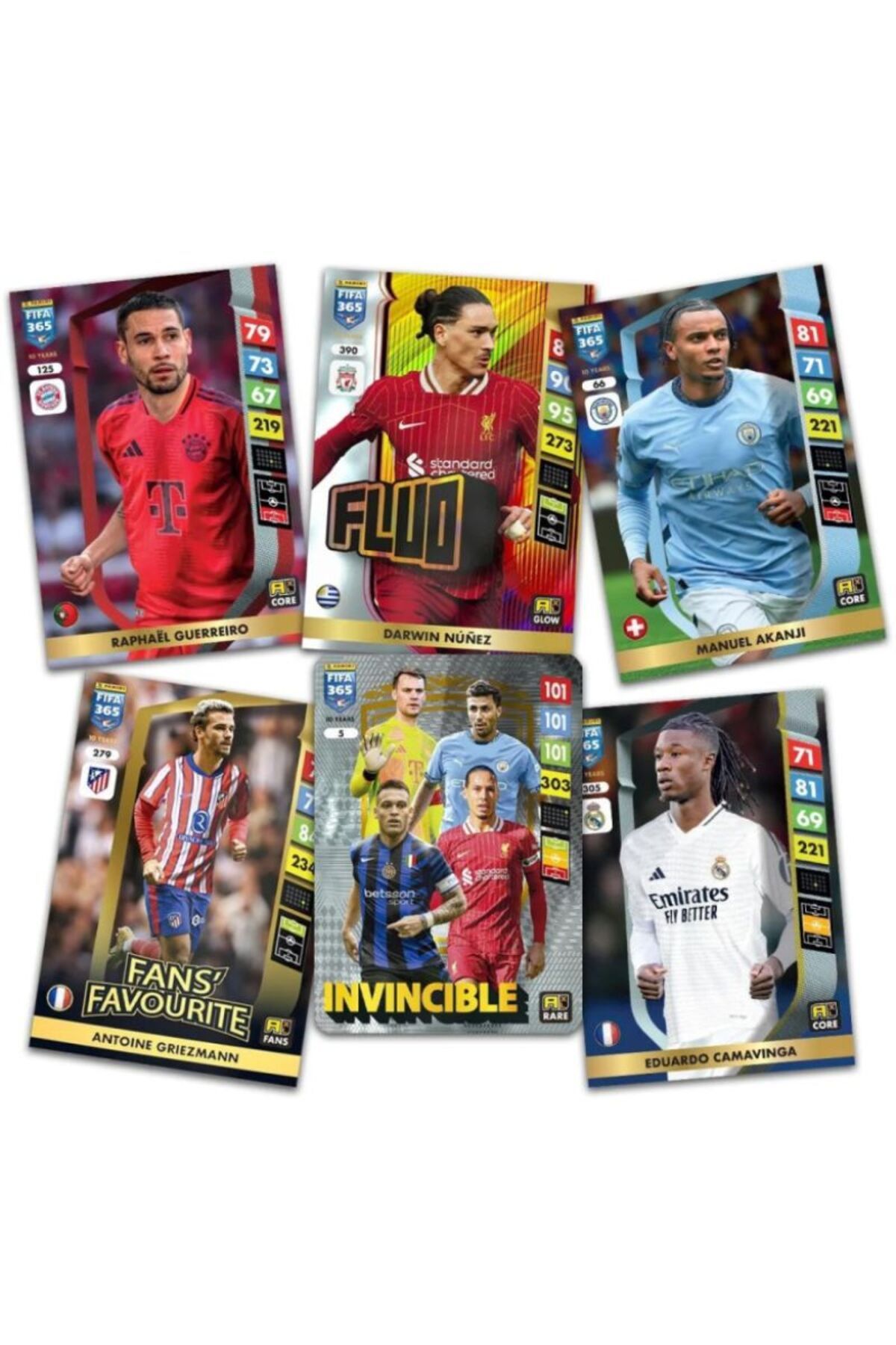 FIFA 365 Adrenalyn XL 2025 Trading Booster Oyuncu Kartı 3 Paket (18 Kart)