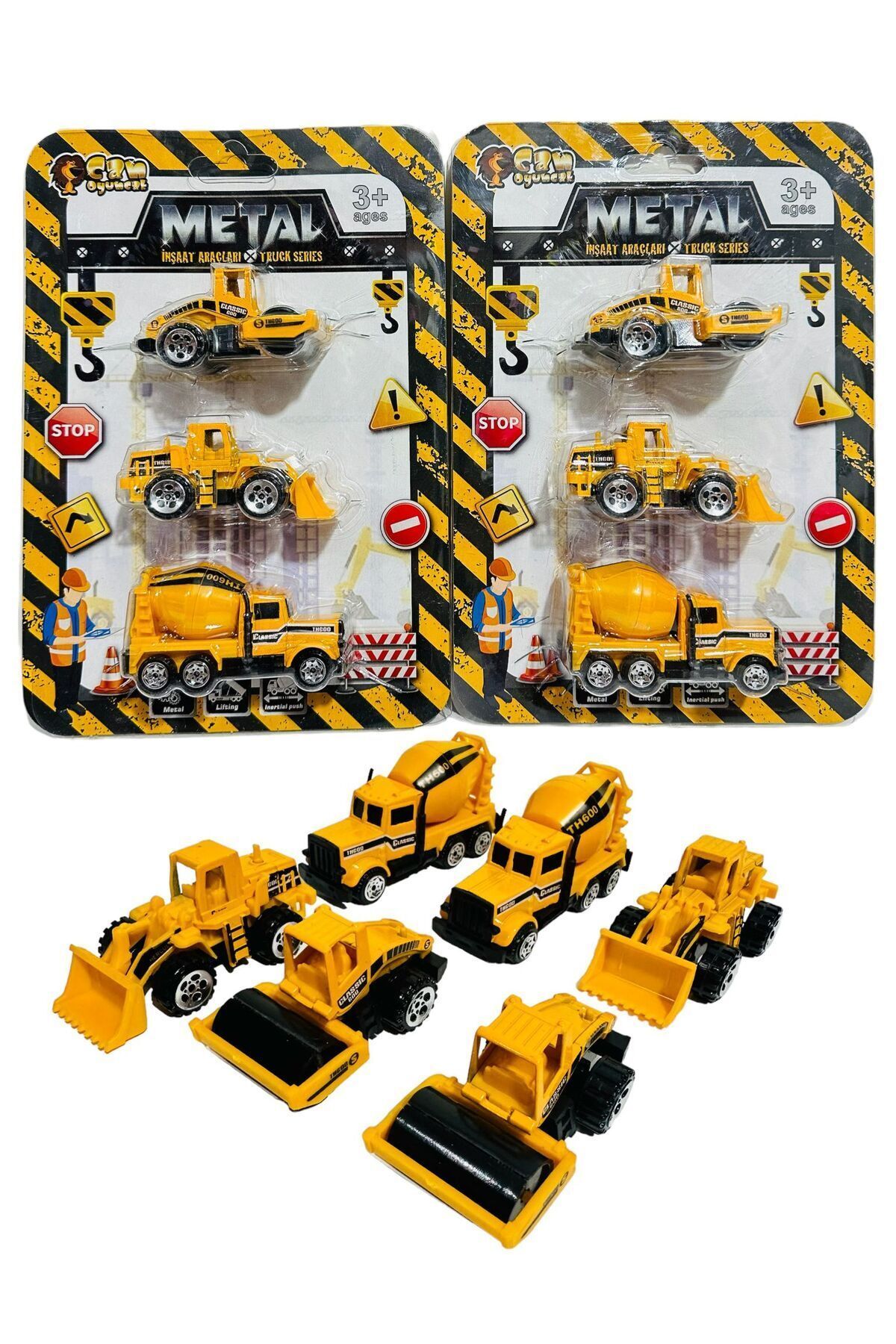 tmtoysandmore Metal InşaatSeti Beton Mikseri...