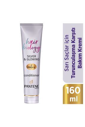 Hair Biology Turunculaşma Karşıtı Saç Bakım Kremi, Sarı Saçlar İçin Mor Şampuan Sonrası, 160ml Image 0
