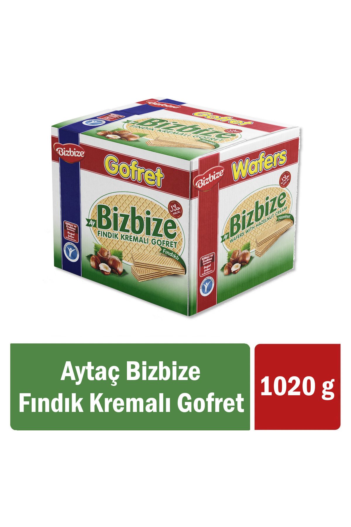 AytaçBizbize Fındık KremalıGofret 1020 gr