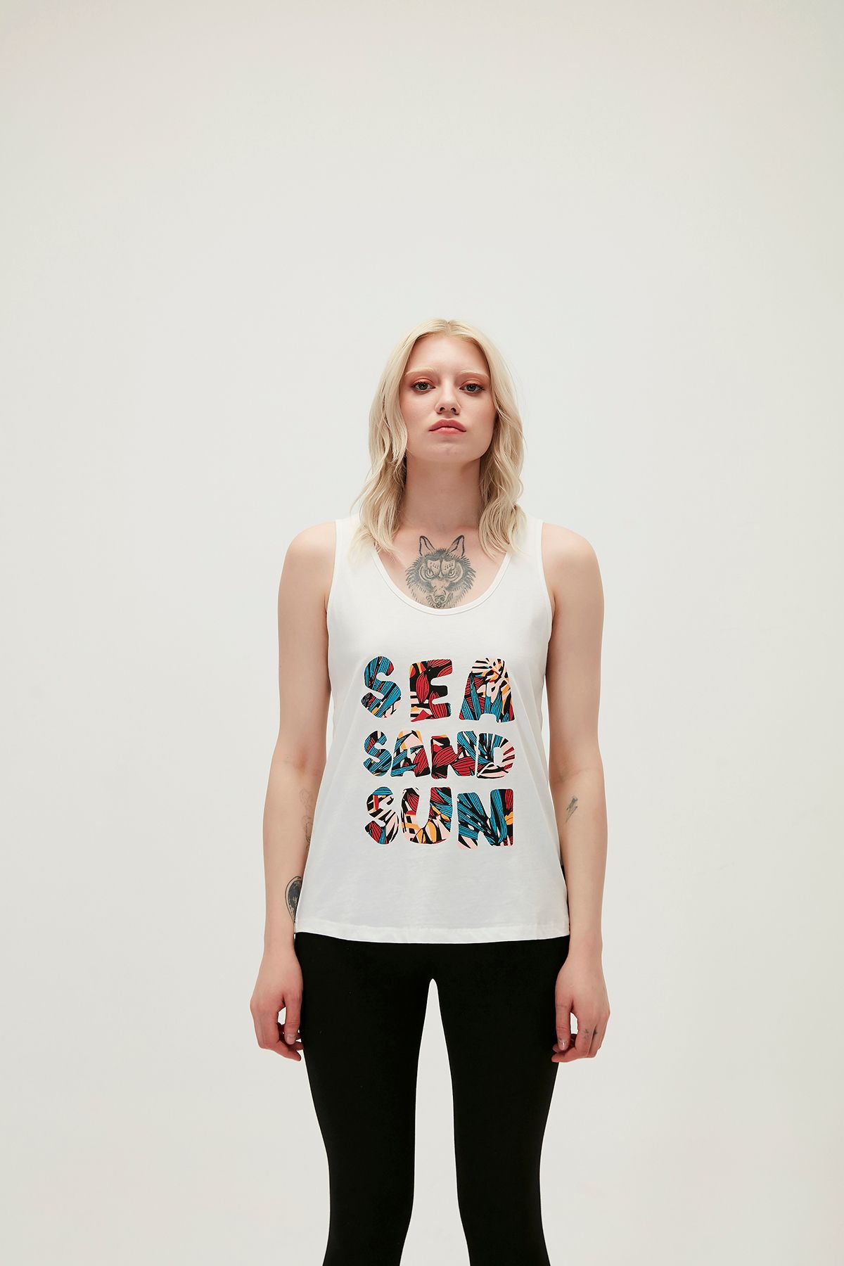 Bad Bear Kadın Sea Sand SunTank-top - Kırık B...