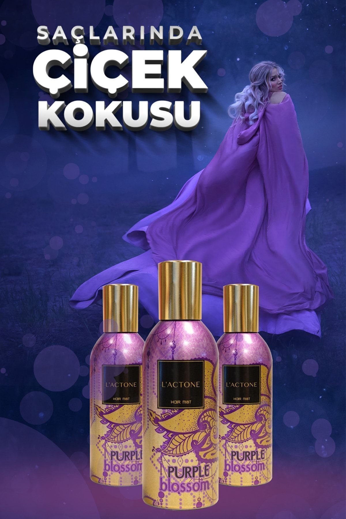 Hair Mist Purple Blossom 125 ml / Saç Parfümü