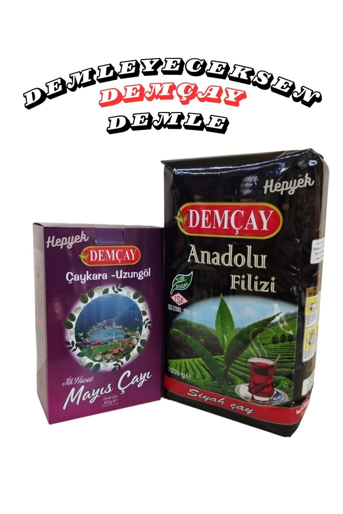 Çaykara-Uzungöl İlk Hasat Mayıs Çayı 500 gr / Anadolu Filiz Çayı 1000 gr