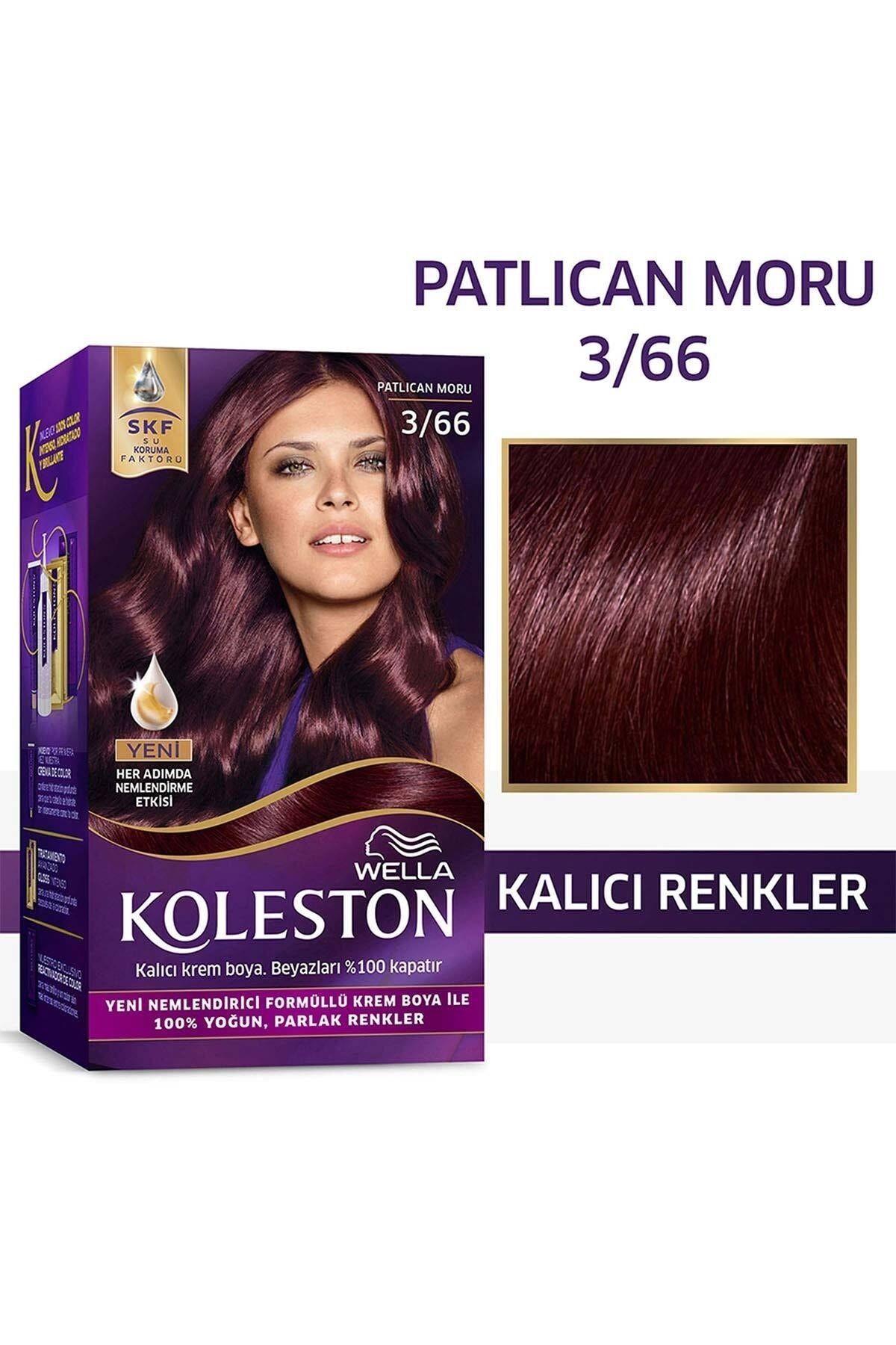 Koleston Kit Saç Boyası 3/66 Patlıcan Moru