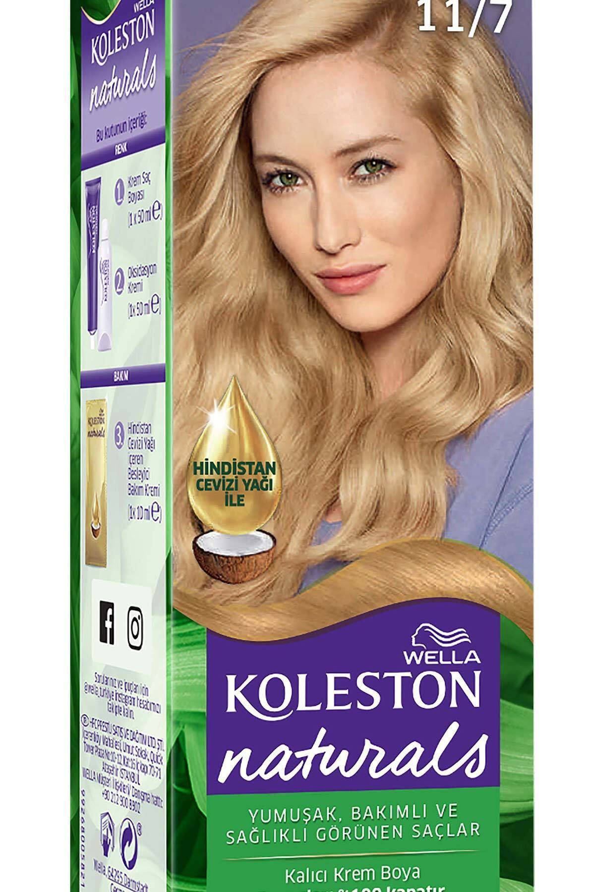 Koleston Saç Boyası Naturals 11/7 Vanilya Sarısı