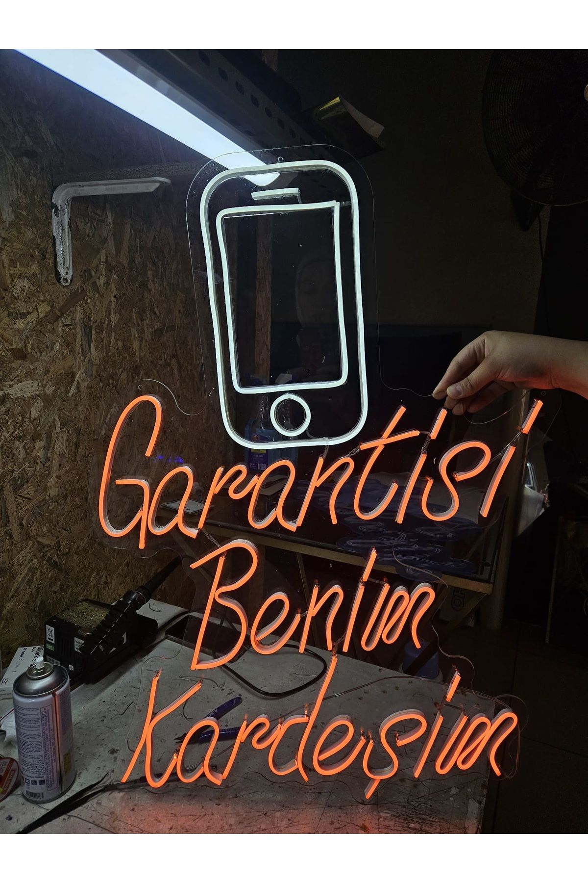 En Güzel Günde Telefon KişiyeÖzel Neon Led Ta...