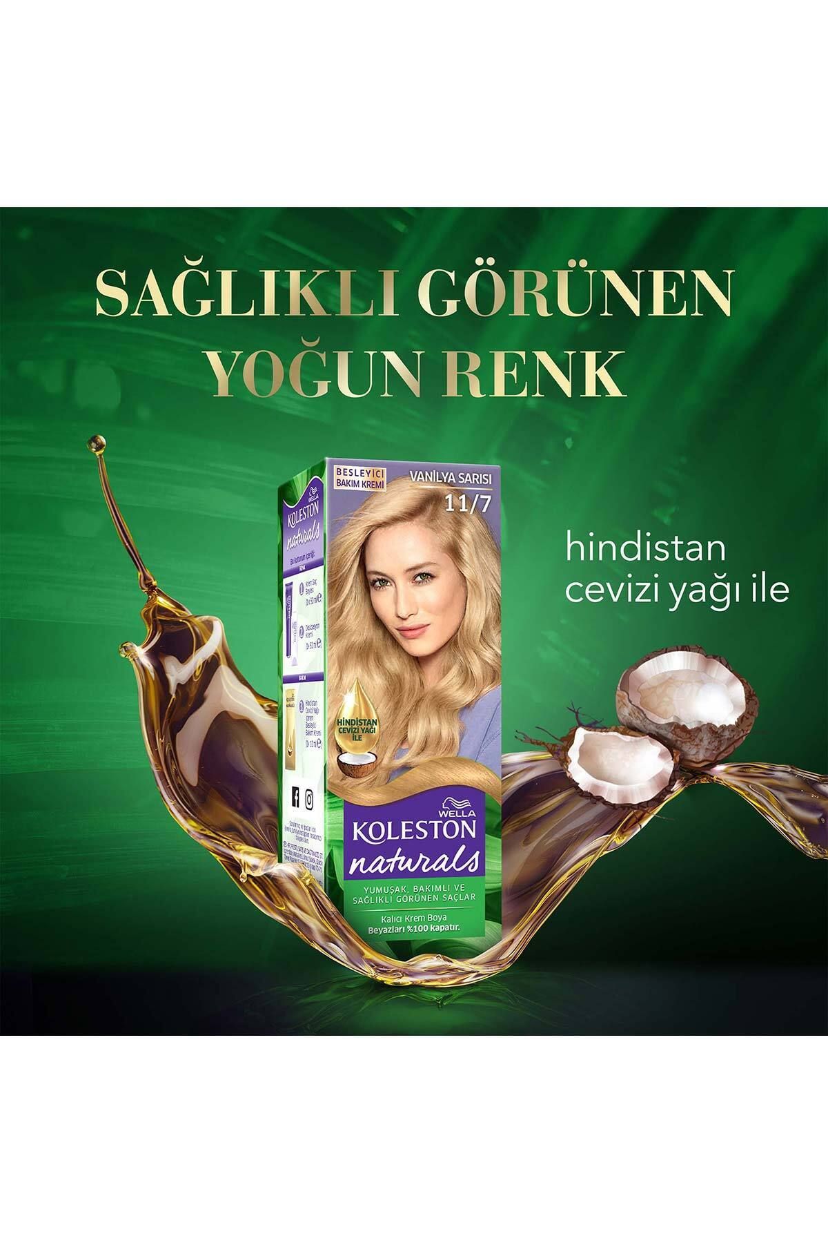 Koleston Saç Boyası Naturals 11/7 Vanilya Sarısı