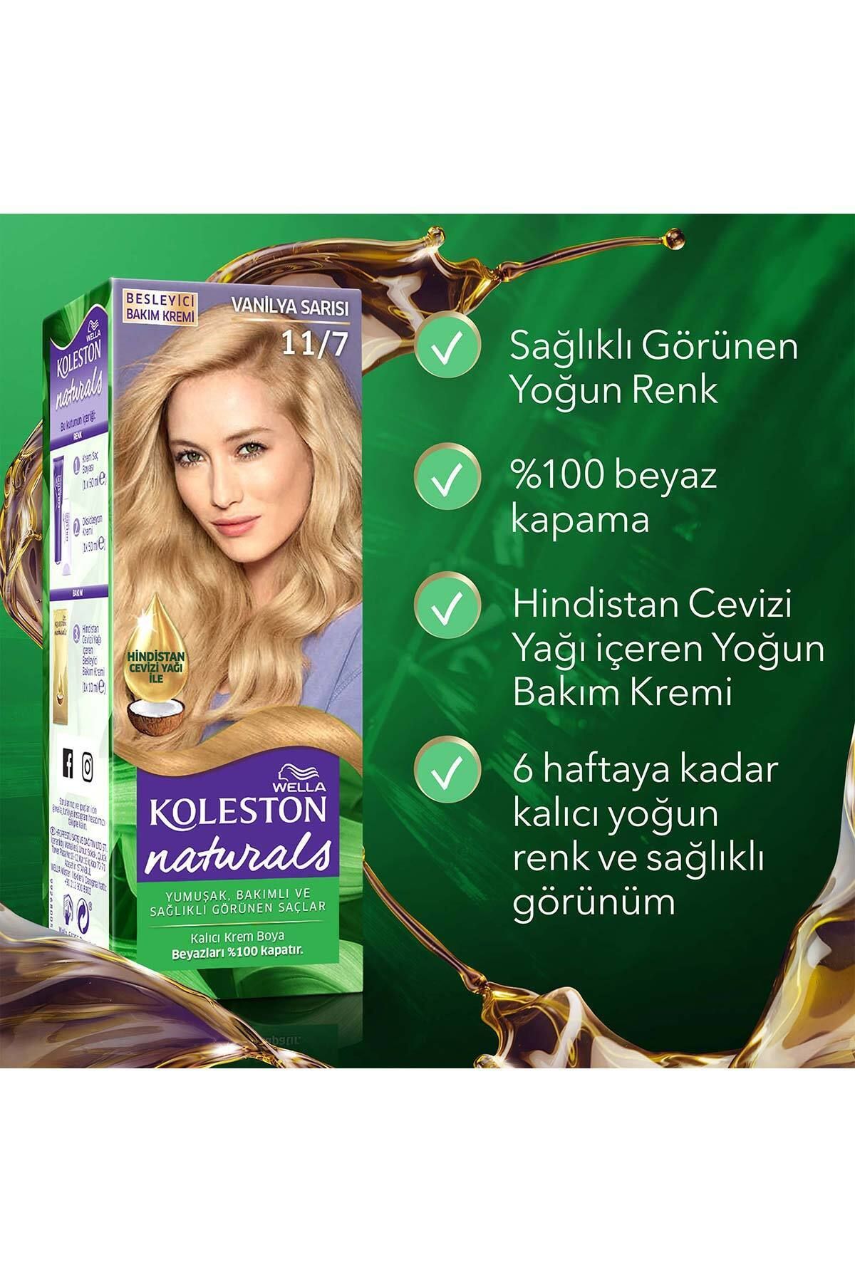 Koleston Saç Boyası Naturals 11/7 Vanilya Sarısı