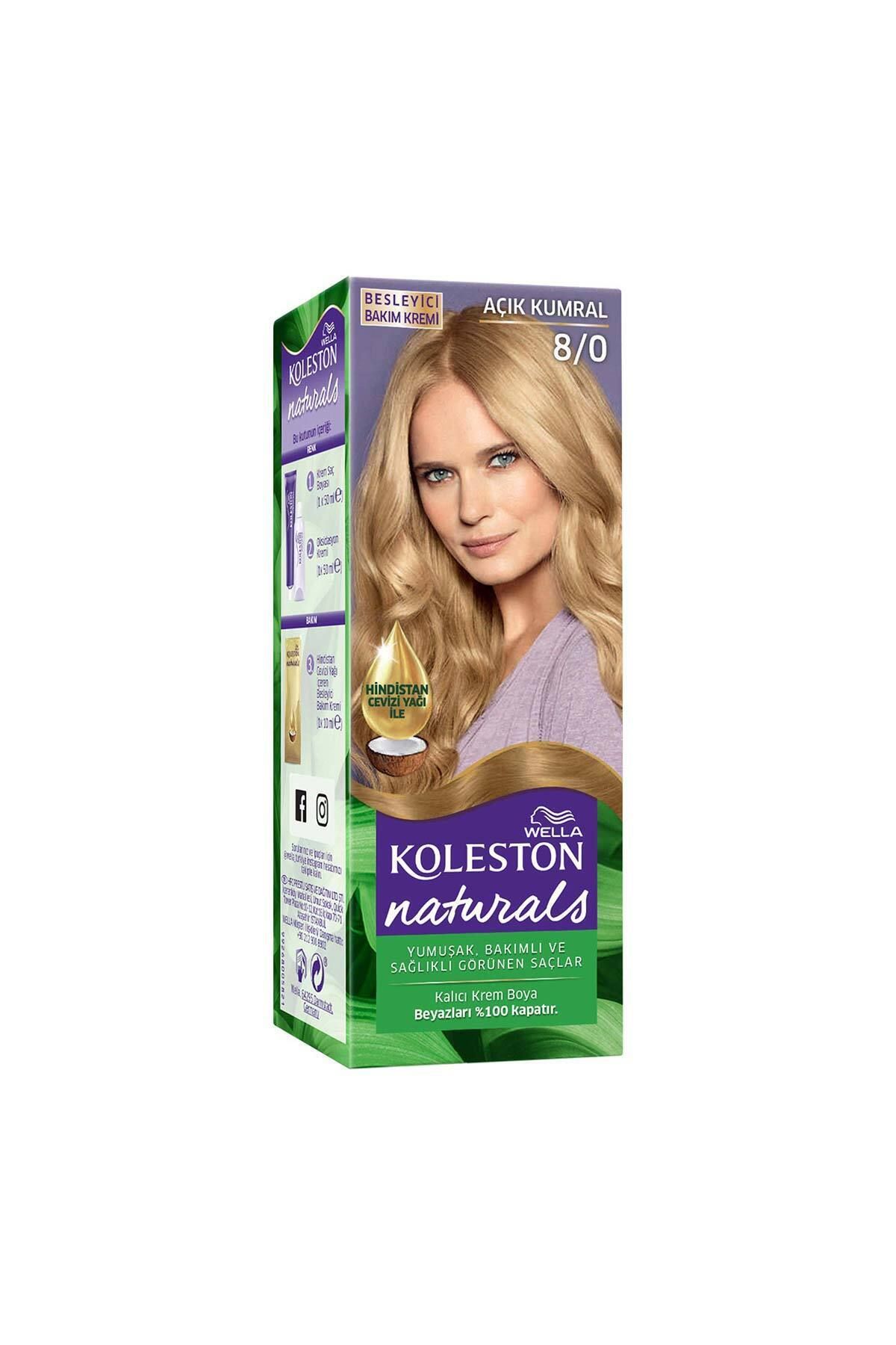 Koleston Saç Boyası Naturals 8/0 Açık Kumral