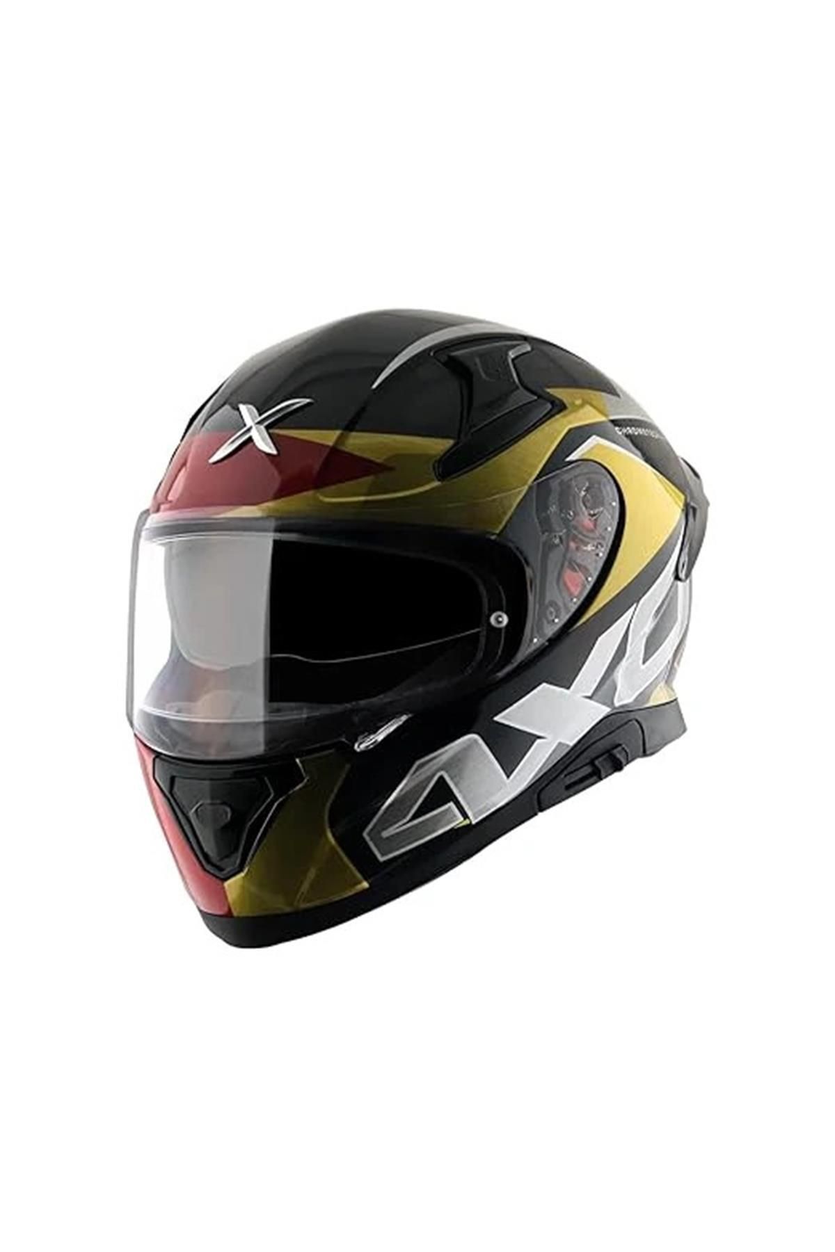 Apex Chrometech Red Gold Kask