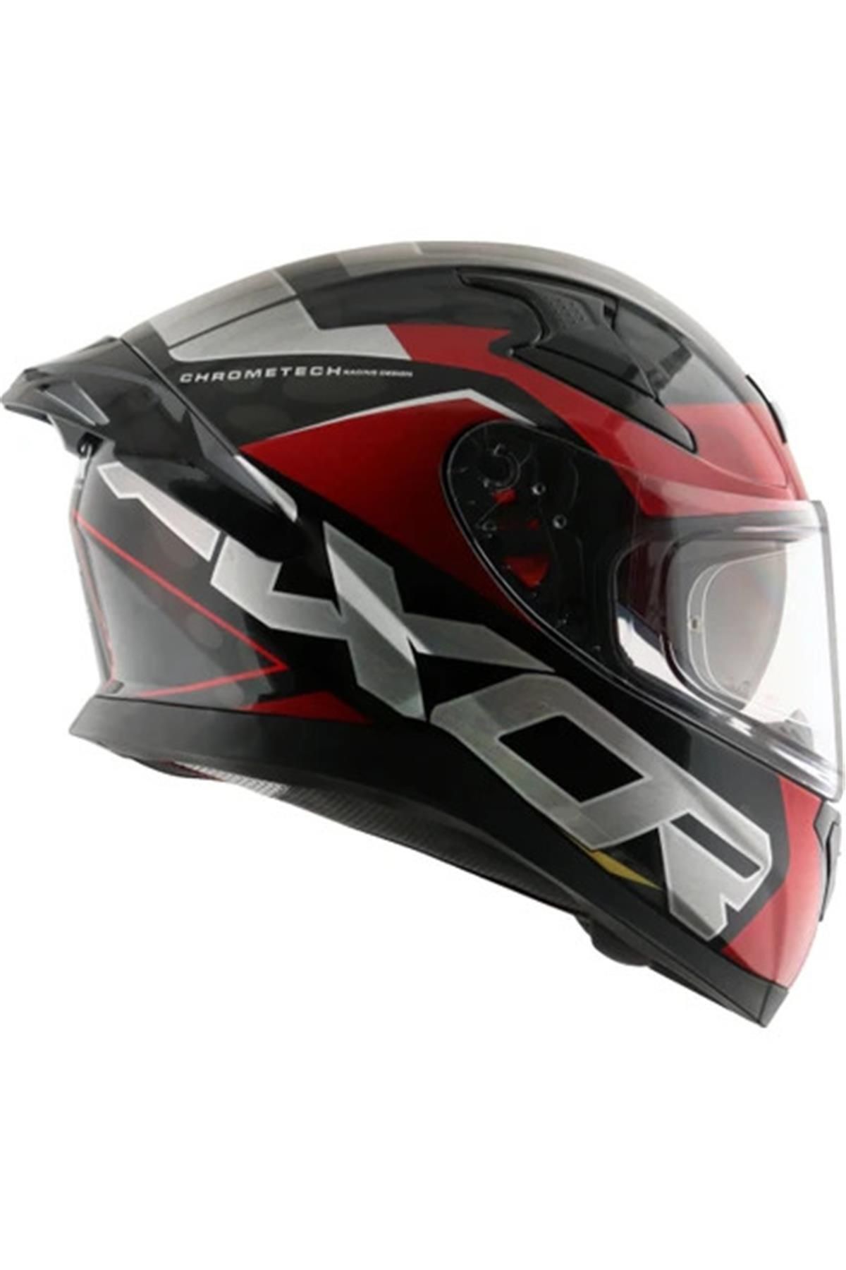 Apex Chrometech Red Gold Kask