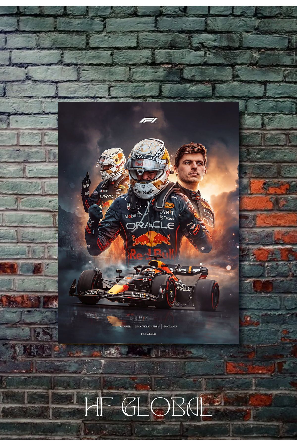 Sticksy Max Verstappen Poster- Formula 1 Özel...