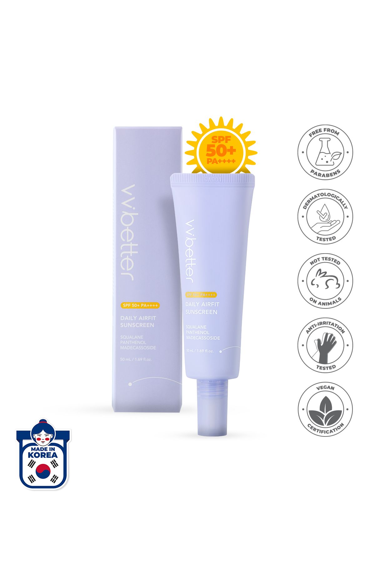 VVBETTER Spf50 Pa Uv KorumalıNemlendirici Gün...