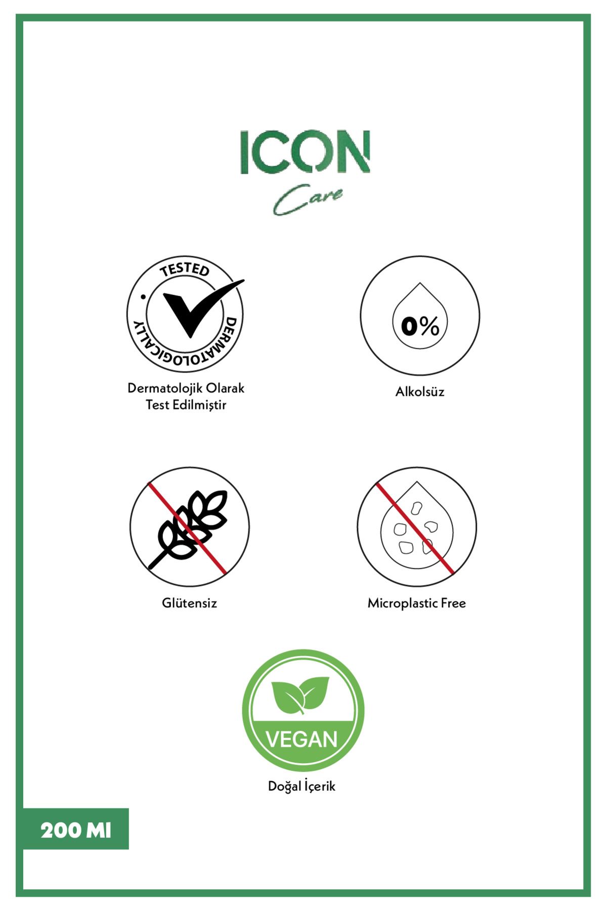 ICON Care SAÇ BAKIM KÖPÜĞÜ 2'Lİ SET