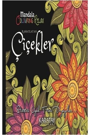 Karatay Mandala Boyama Rahatlatan Çiçekler Image 0