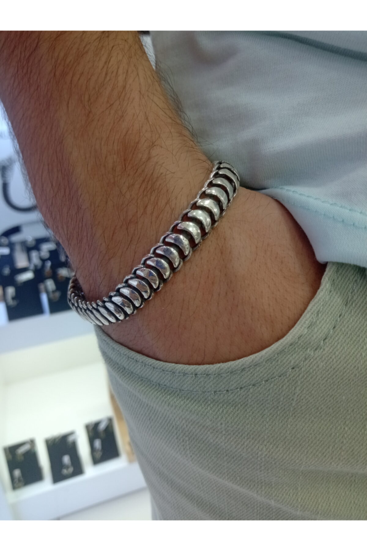 CMJEWELS Erkek Masif Bileklik 36,33 Gr