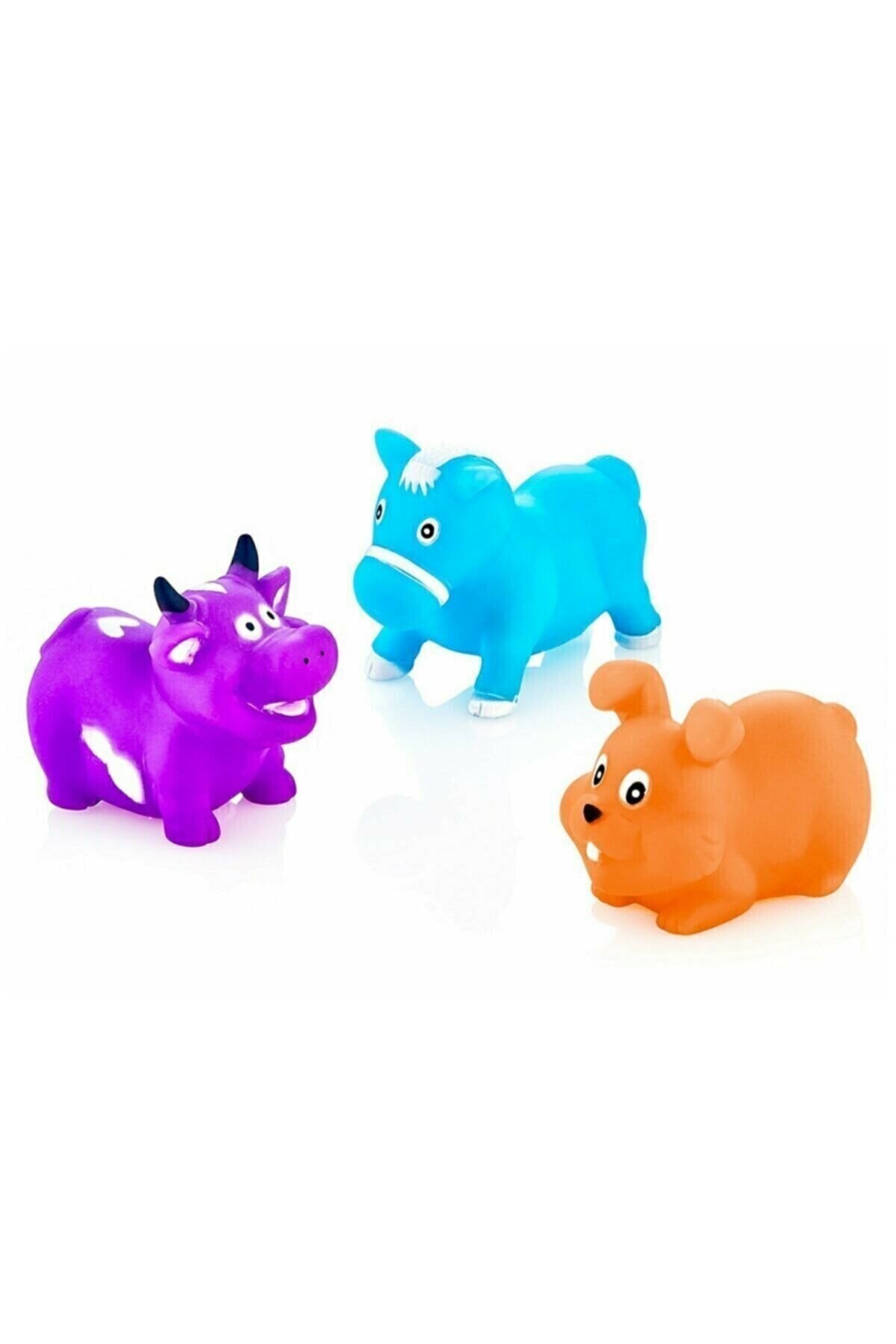 YKSTORE Çiftlik Hayvanları 3'lü Set Banyo Oyuncağı