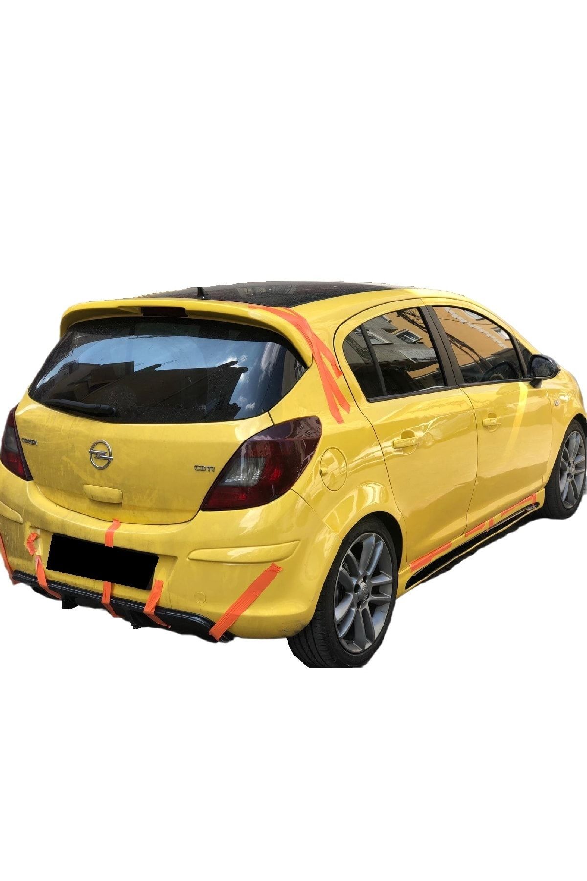 SM Auto Opel Corsa D R Yan Marşpiyel Takımı Plastik Boyasız