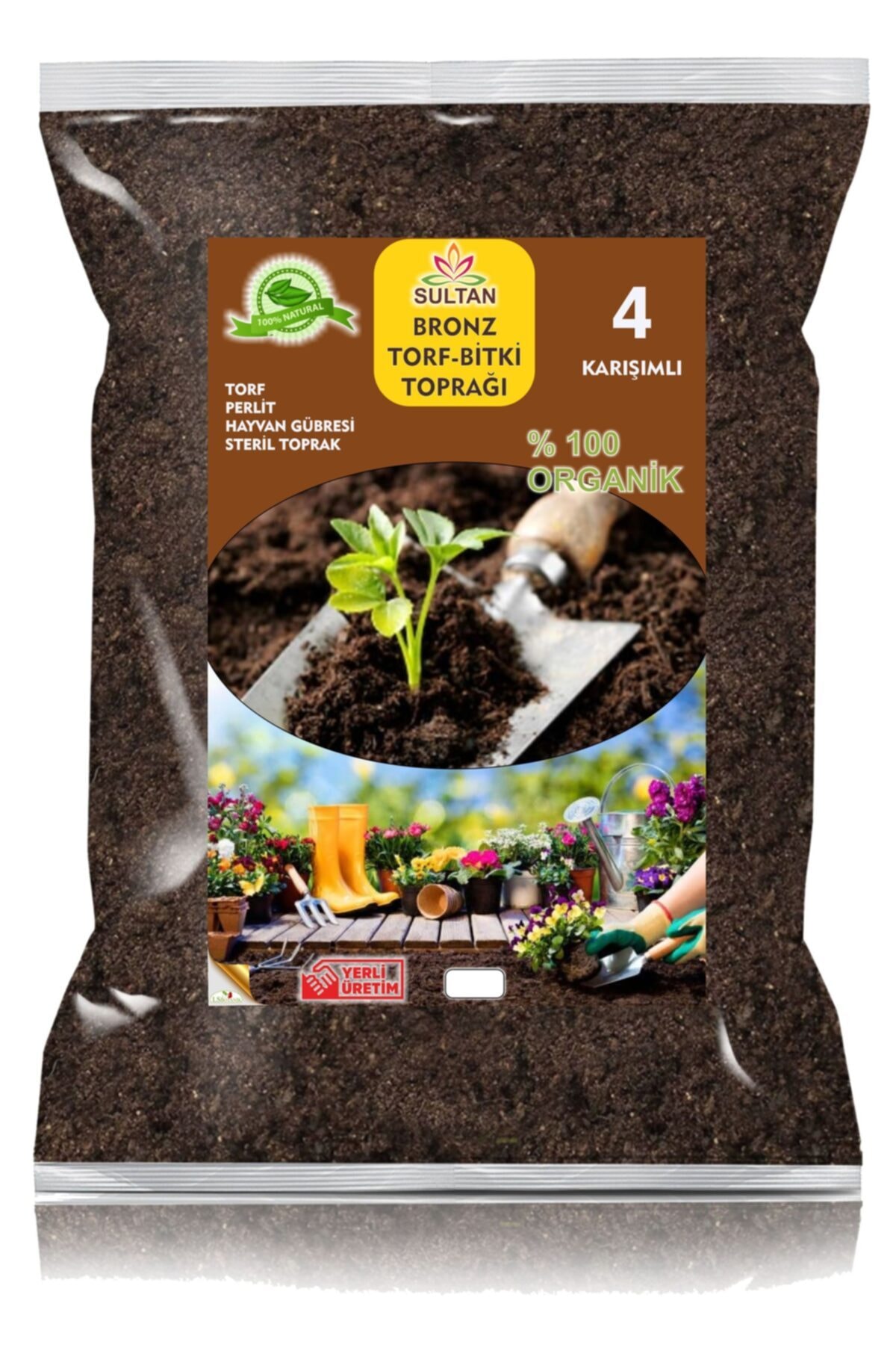 LS BOTANİK Ls Botanik Torf Saksı Çiçek Toprağı Perlit Katkılı 20 Litre