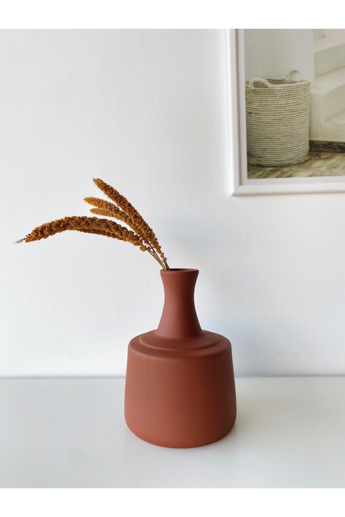 RULİNA Carafe Seramik Vazo (kiremit )