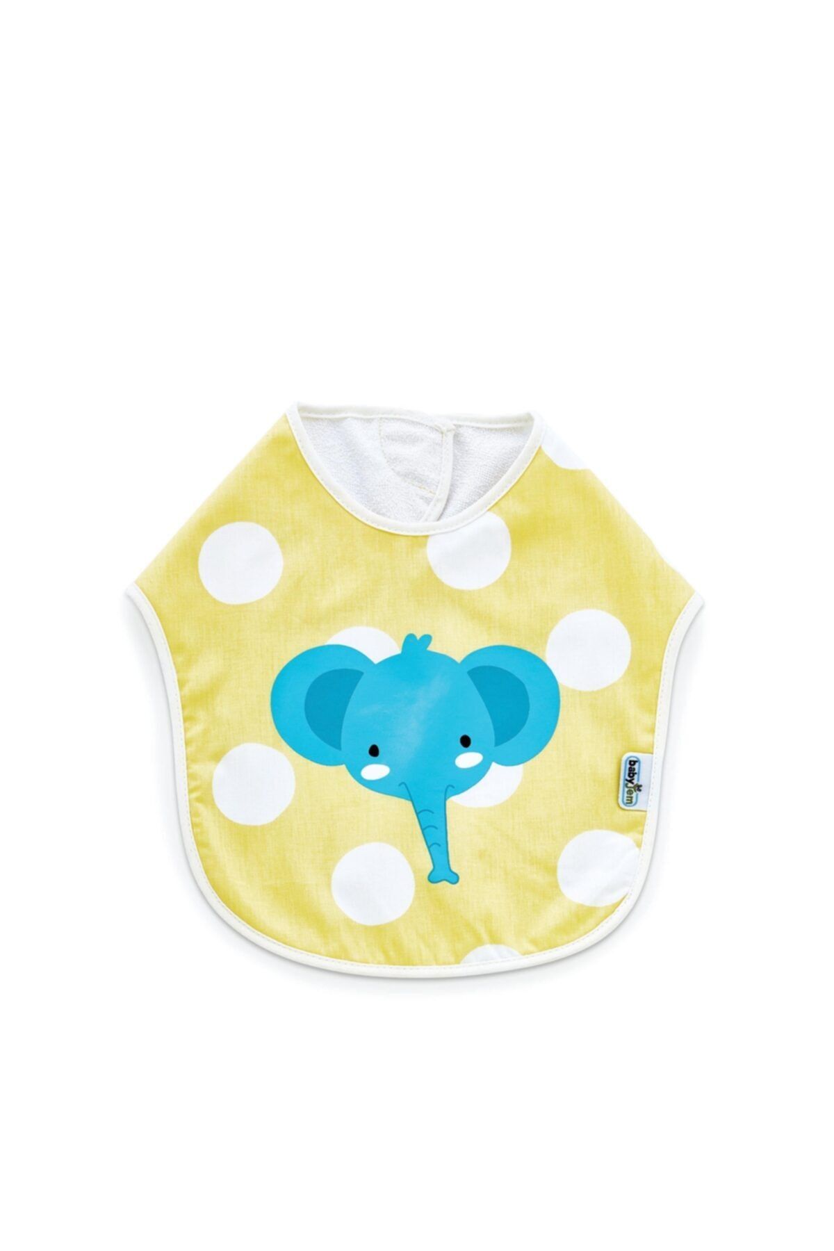 Babyjem Puanlı Baskılı Mama Önlüğü 502 Sarı