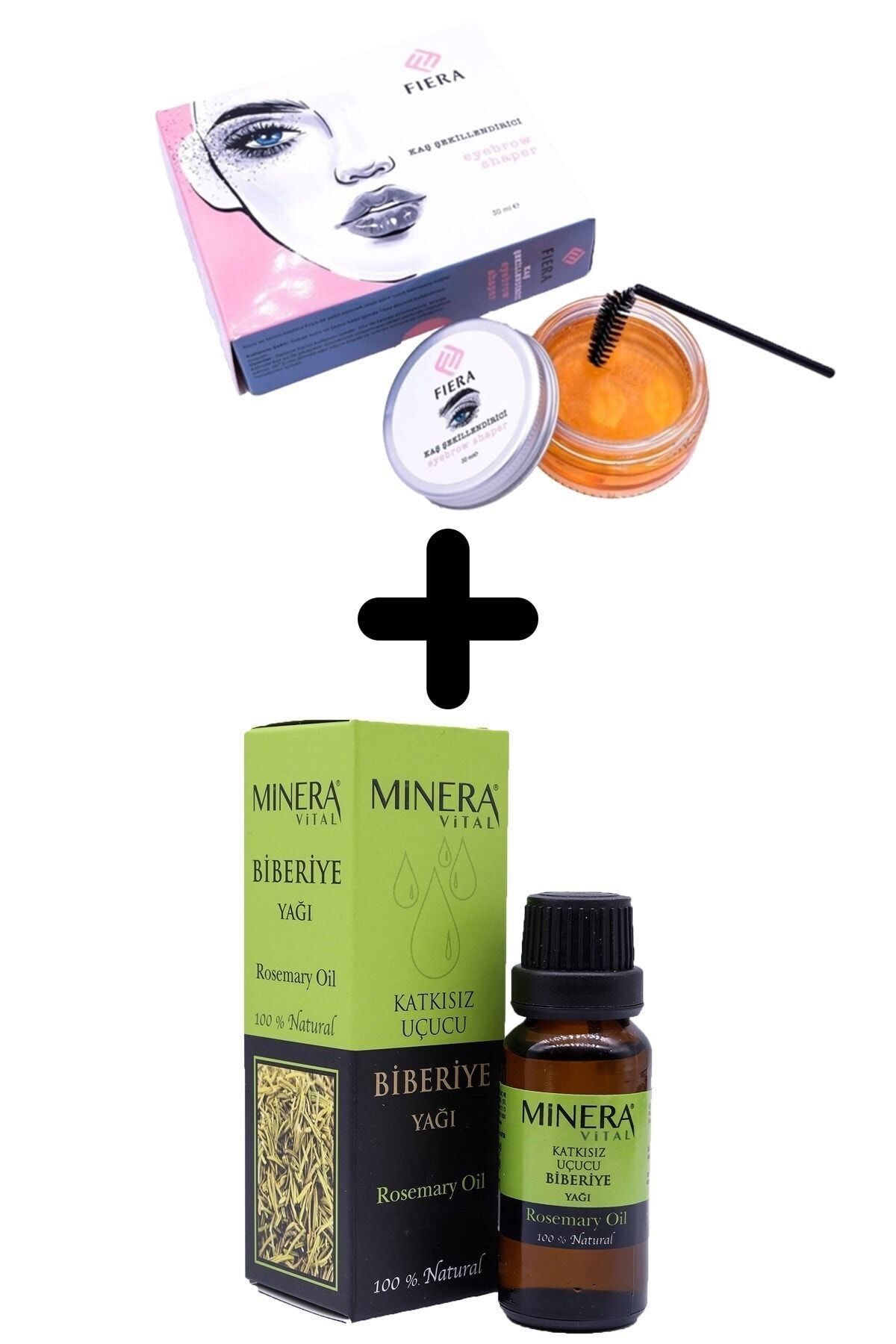 PEMBECİN Fiera Kaş Wax Seti & Naturel Biberiye Yağı 20ml