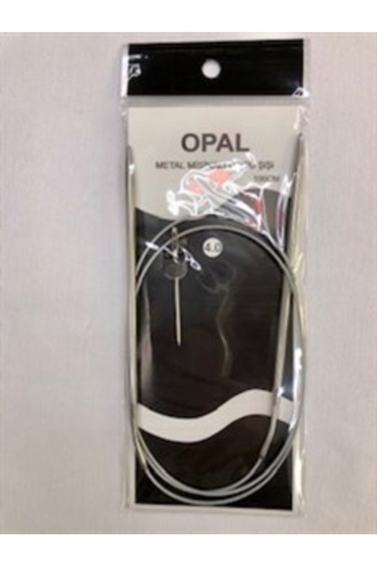 OPAL 100 Cm Çelik Misinalı Şiş 4 Mm