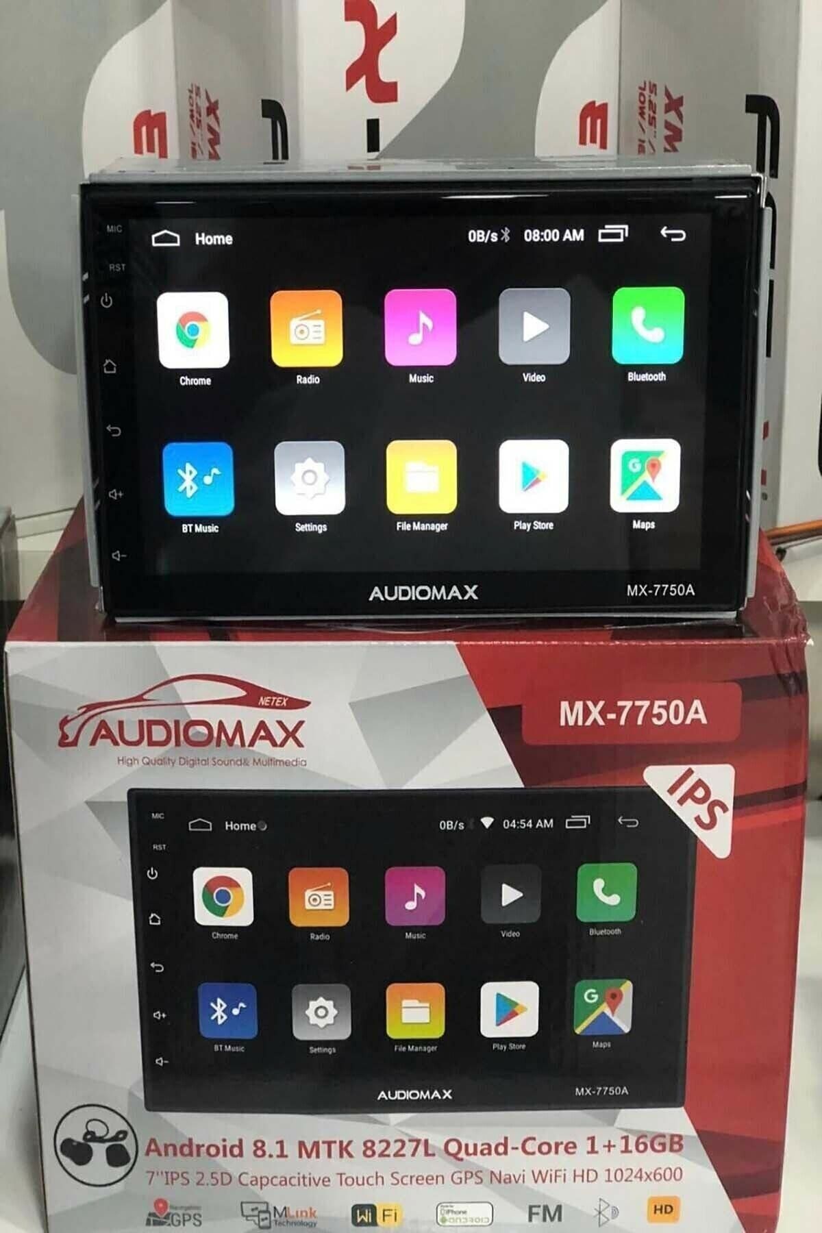 AUDİOMAX Ips Ekran Android Multimedya 7 Inc Double Teyp Kamera Hediyelii Youtube Navigasyon 1080p Hd