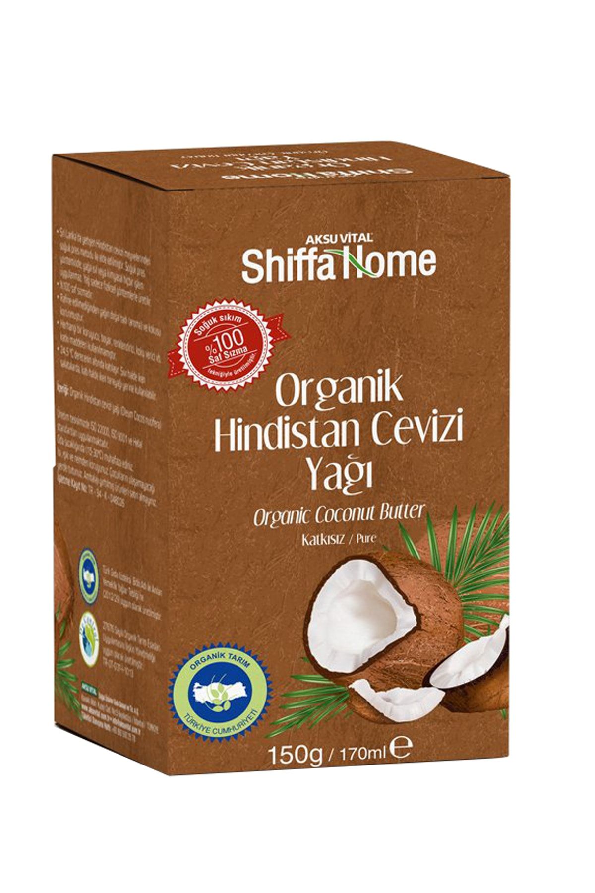 Sepetse Organik Katı Hindistan Cevizi Yağı 150 G