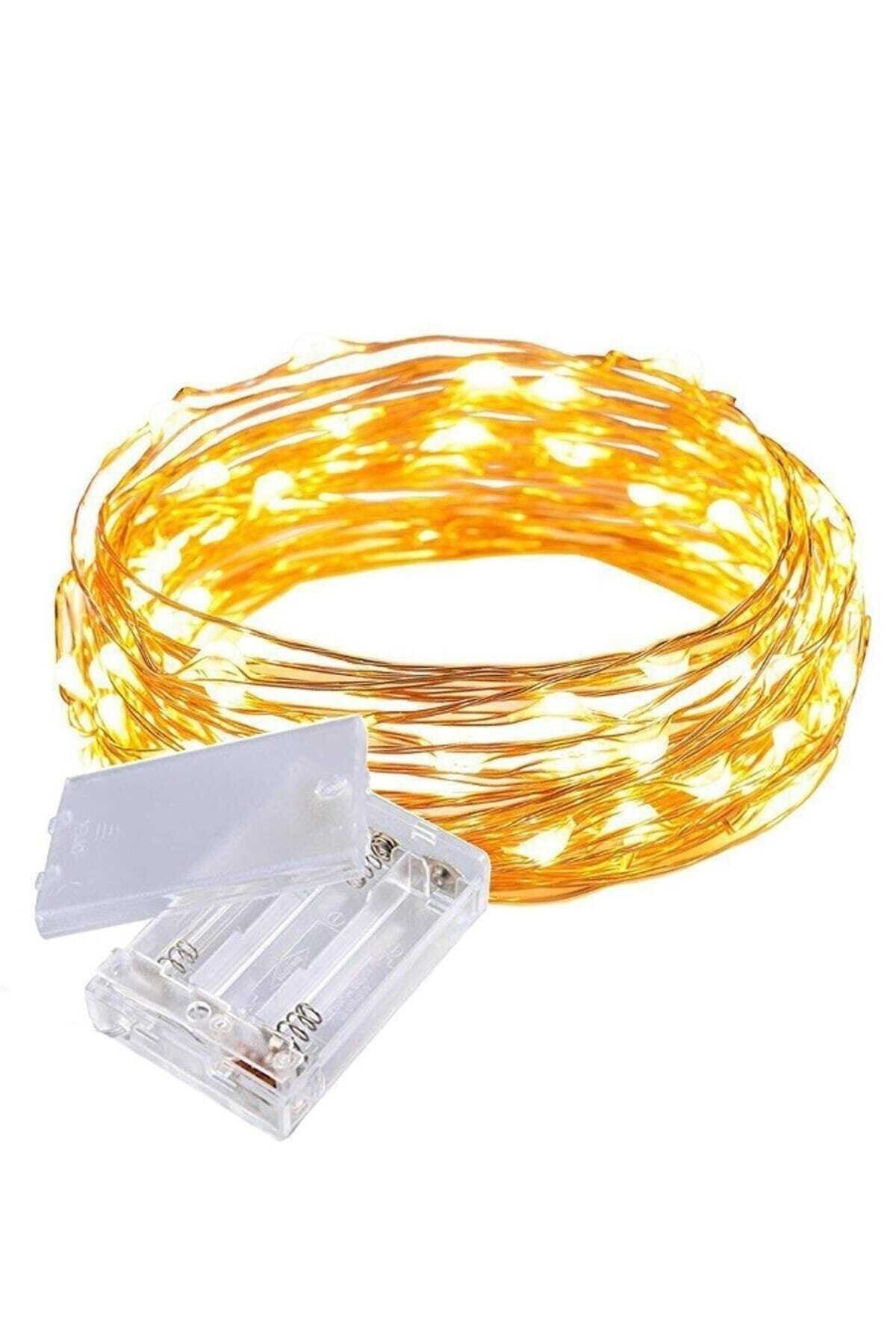 movzer 5 Metre Pilli Peri Led Tel Led Işık Dekoratif Led Aydınlatma Süs