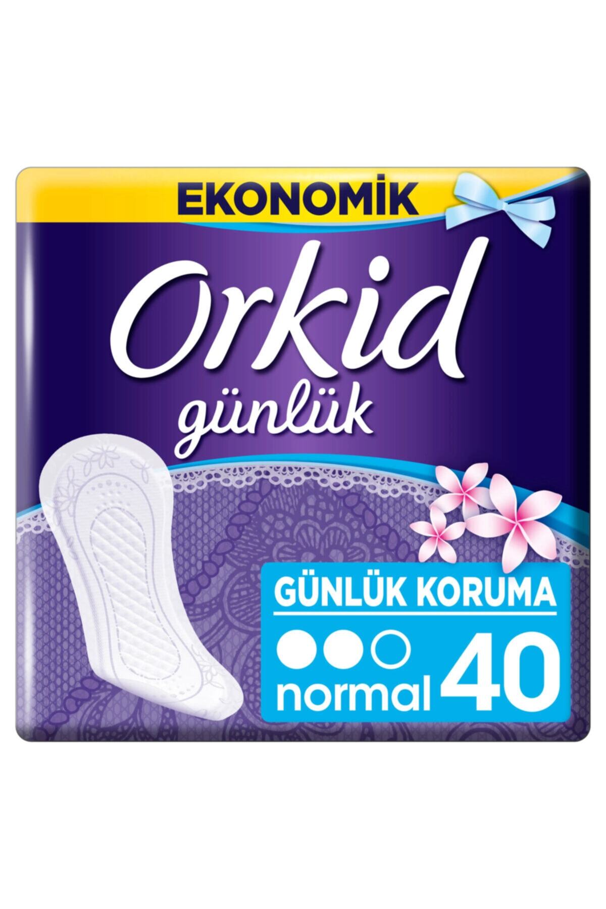 Orkid Günlük Ped Normal Ekonomik Paket 40'lı