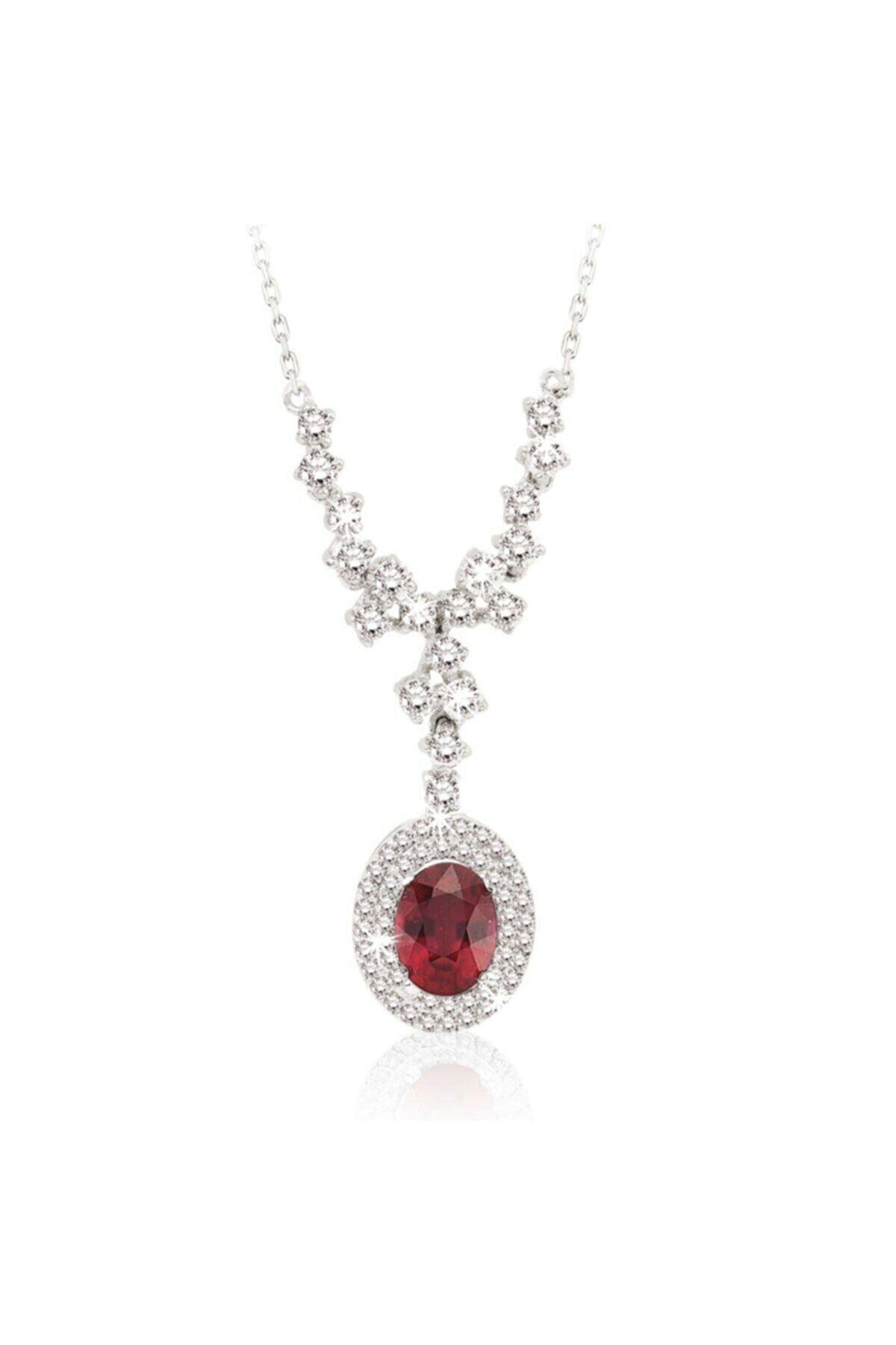 pırlantam 2.10 ct Pırlanta Yakut Kolye