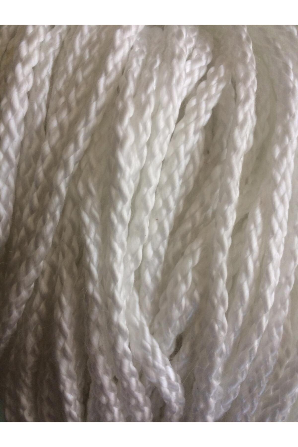 molhalat 6 Mm Hamak Halatı - 60 Metre -parlak Ipek Örgülü Polyester Halat