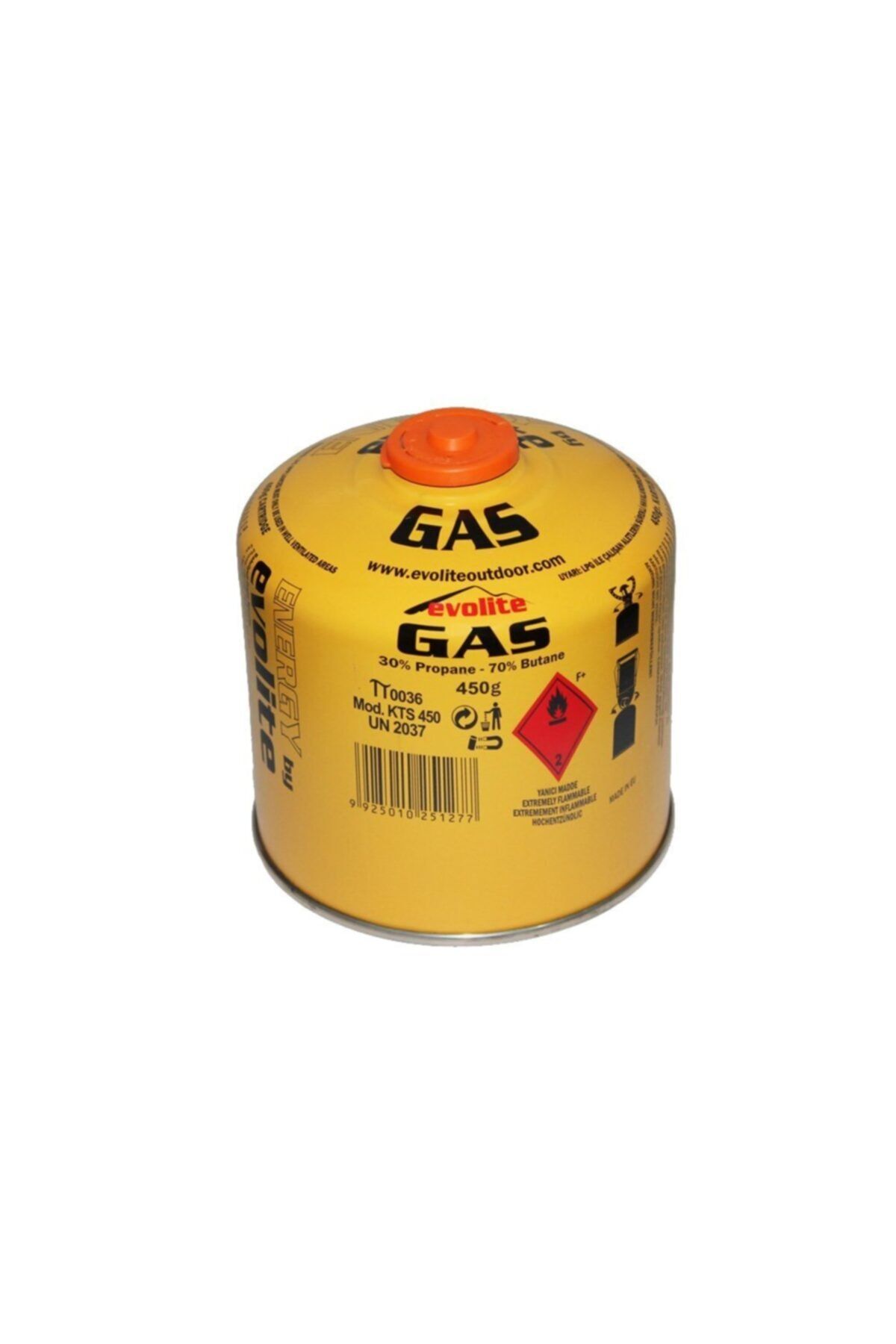 Evolite Butane Propane Vidalı 450 Gr. Ocak Kartuşu