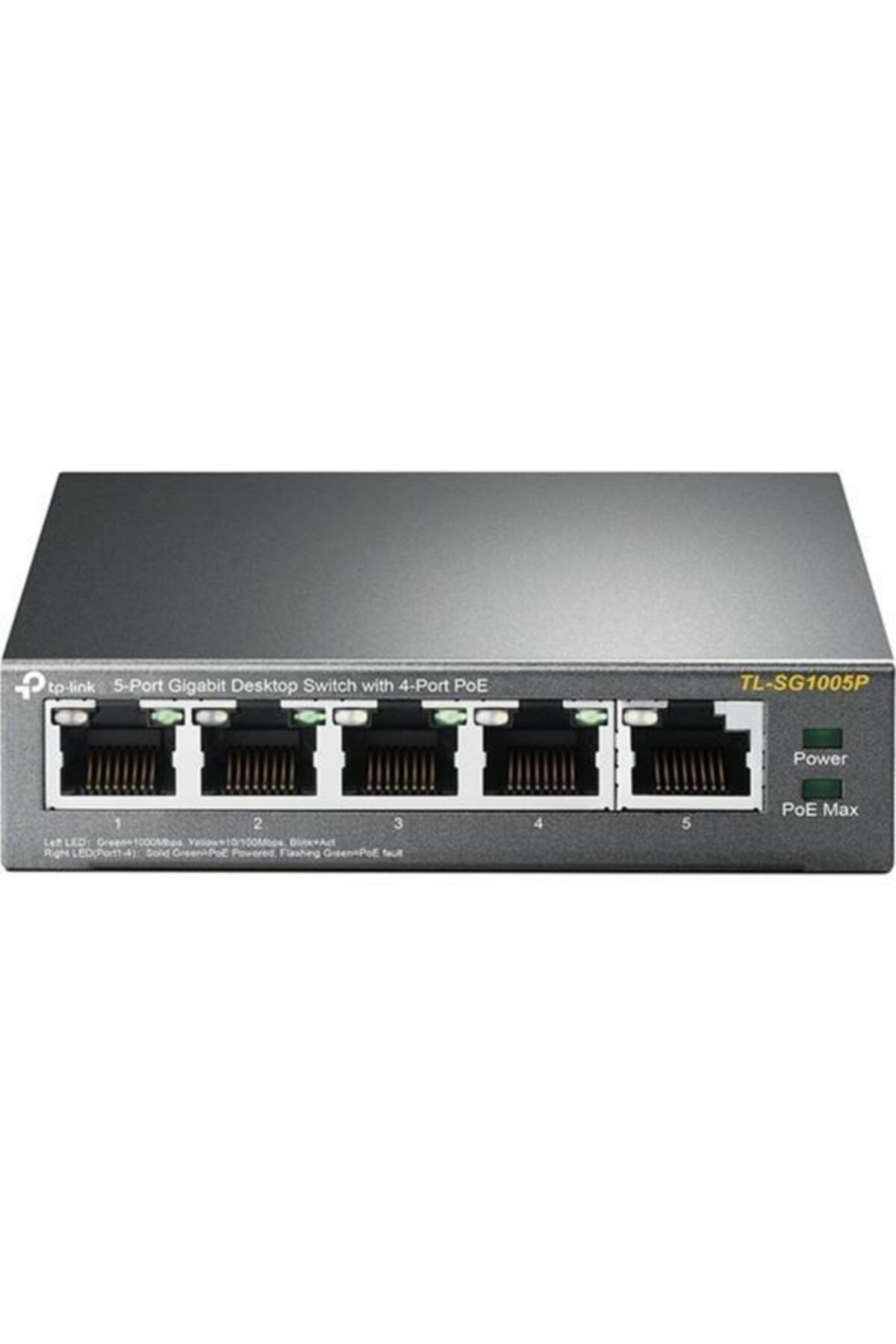 TPLINK Tl-sg1005p 5 Port 10/100/1000 Yönetilemez 4 Adet Poe 65w Switch