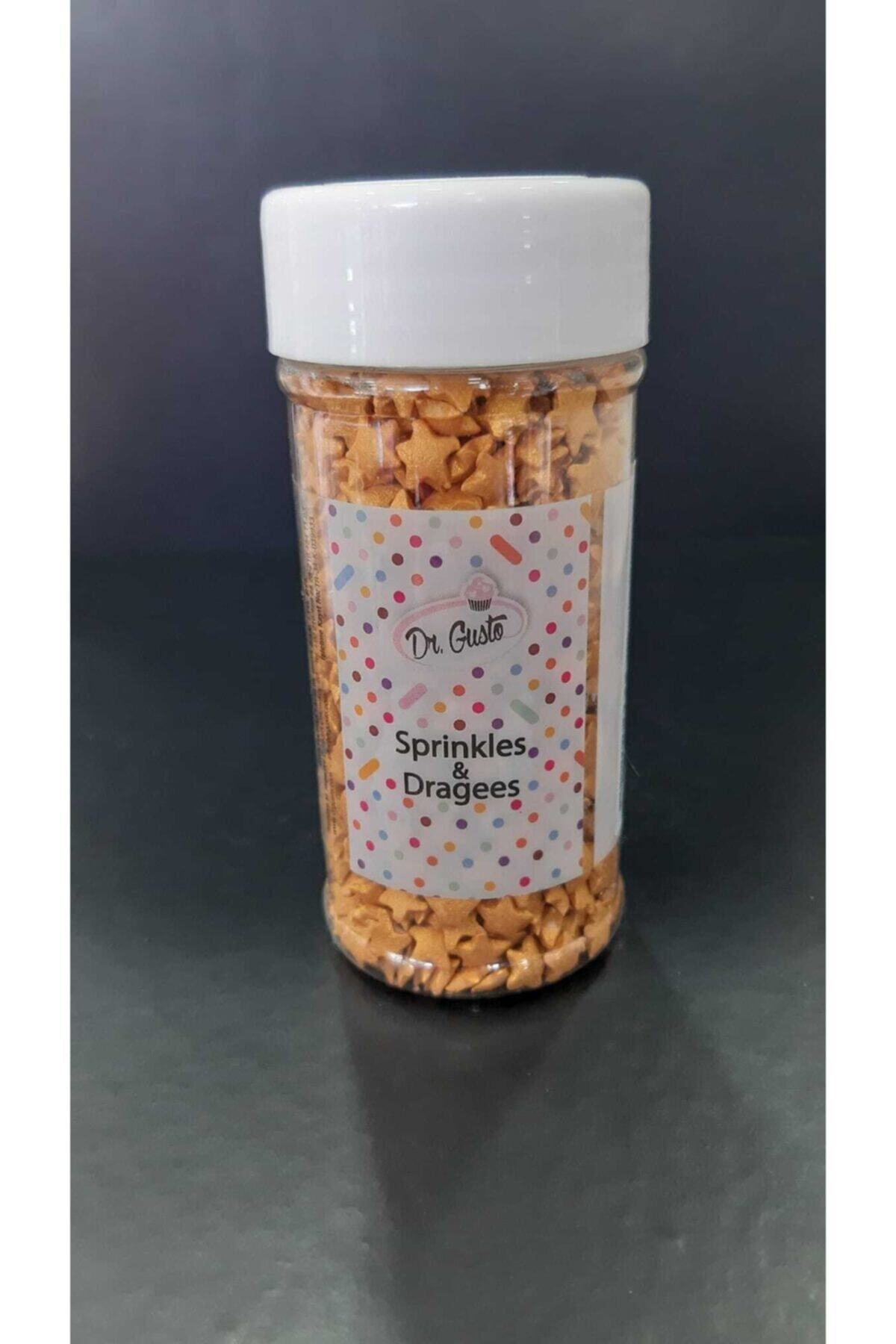 Dr. Gusto Dr Gusto Sprinkles Confeti Yıldız Altın 70 Gr