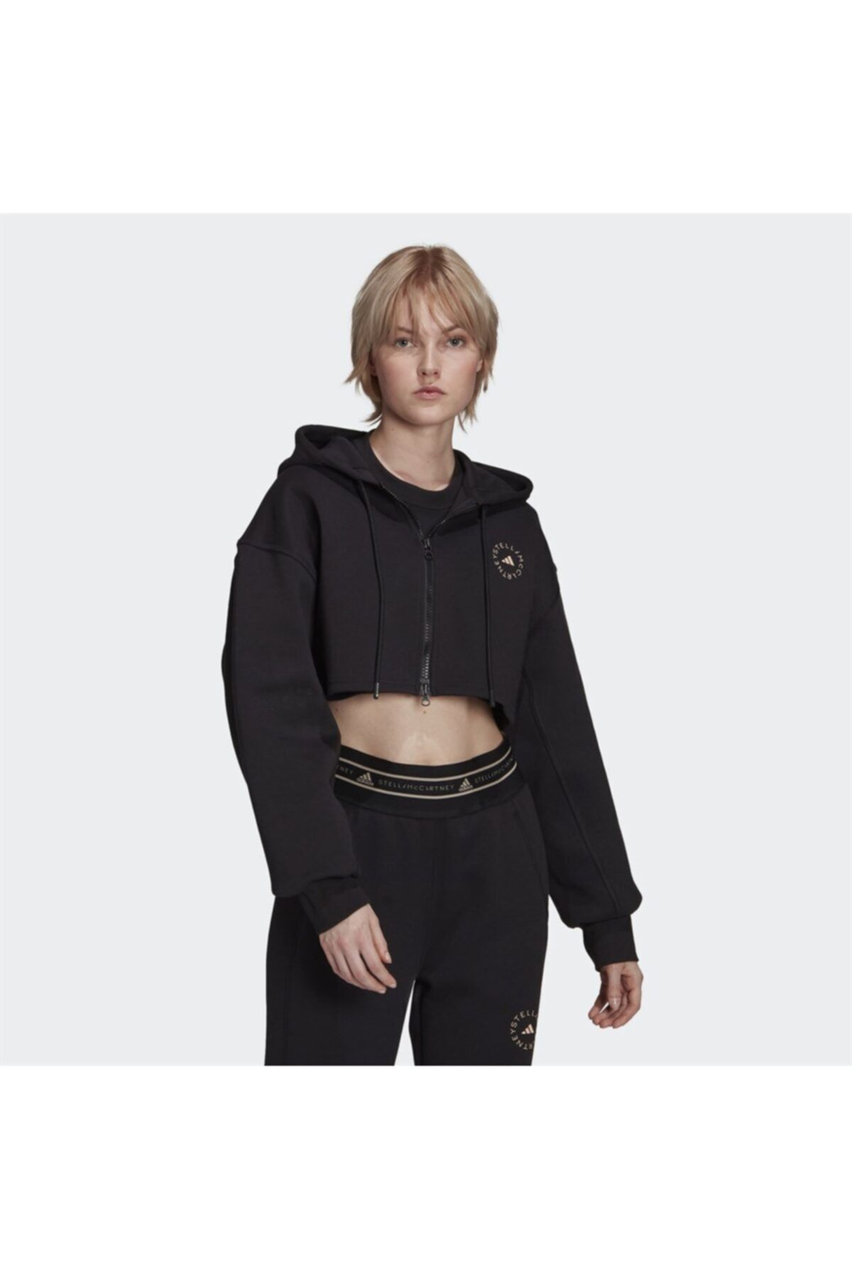 adidas By Stella Mccartney Sc Cropped Full Zip Kadın Sweatshirt