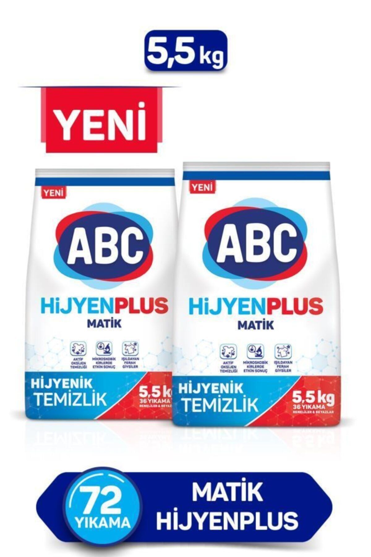 ABC Matik Hijyen Plus 5,5 Kg X 2