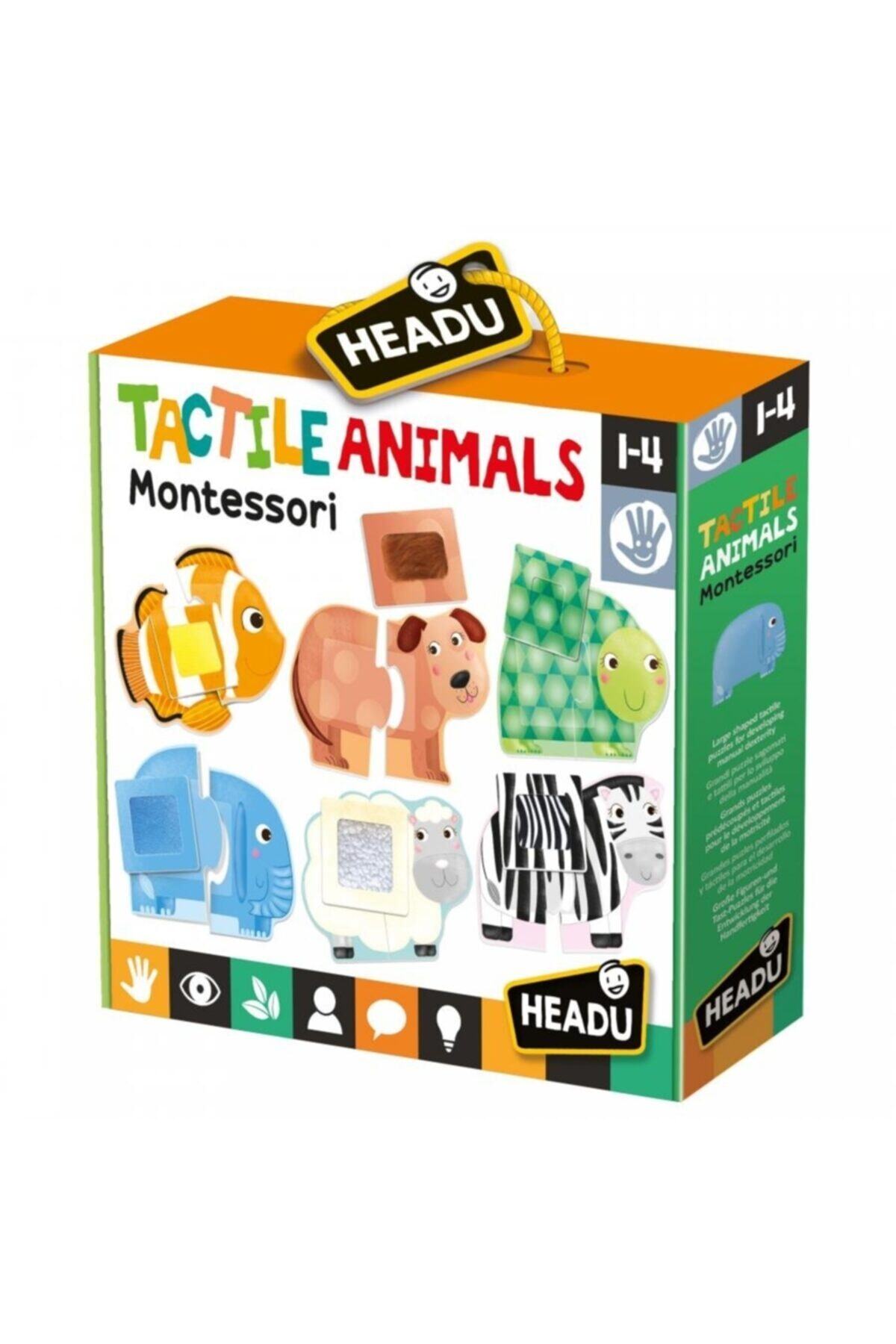 Headu Yılın Ilk Fırsatları - Tactile Animals Montessori It20188 - ™ Beyaz At®