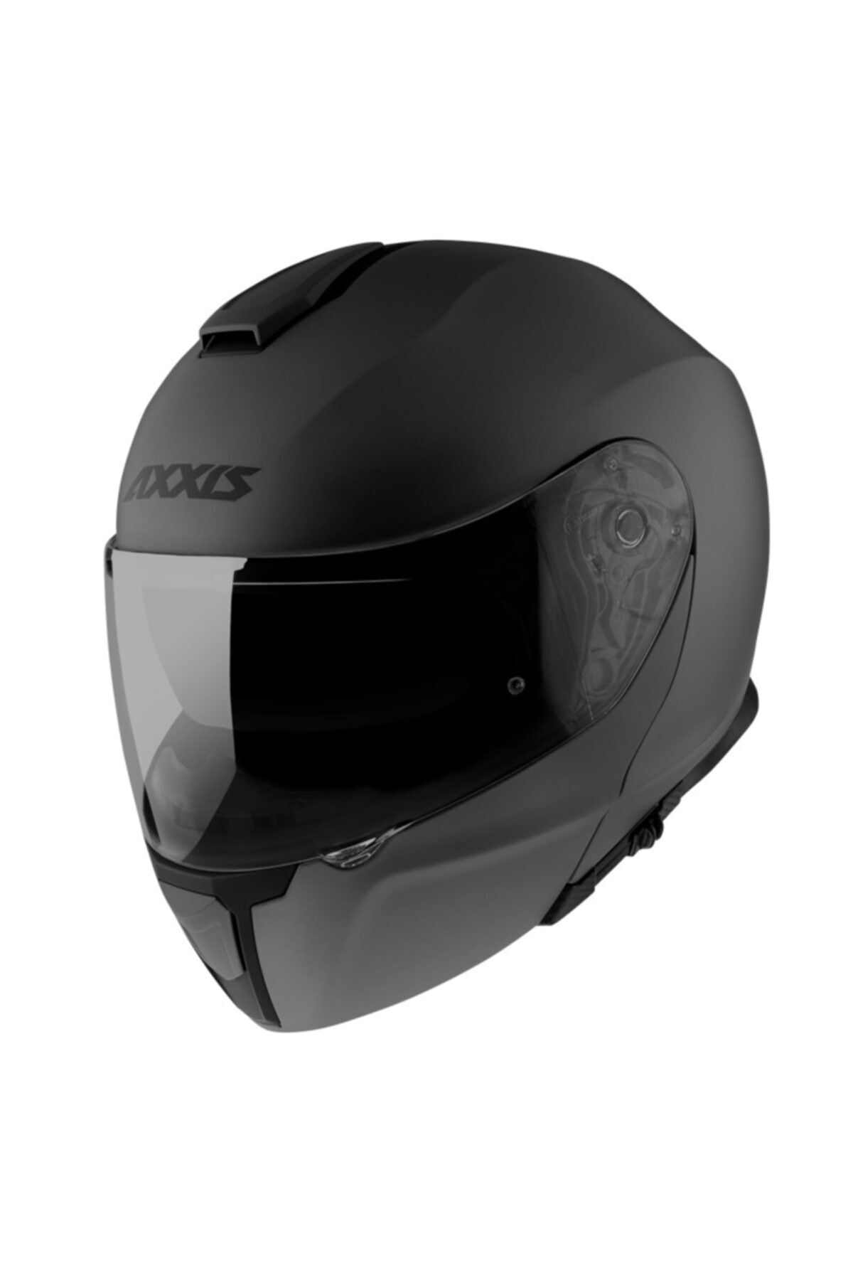 AXXIS Kask Axxis Gecko Sv Çene Açılır Kapalı Motosiklet Kaskı - Mat Siyah