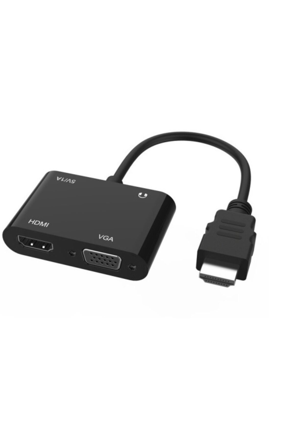 Alfais 4671 Hdmi To Hdmi + Vga Monitör Çevirici Ps4 Dönüştürücü Switch Splitter Adaptör
