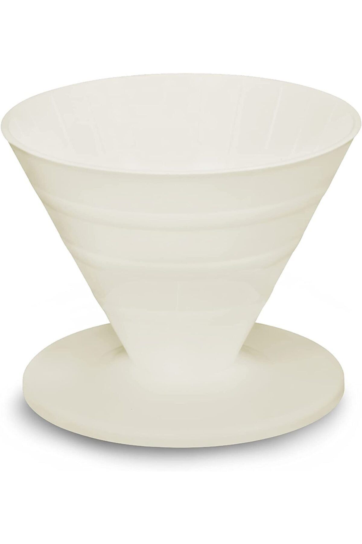 AURRARİ Kahve Demleme Aparatı Bej V60 Dripper Kırılmaz