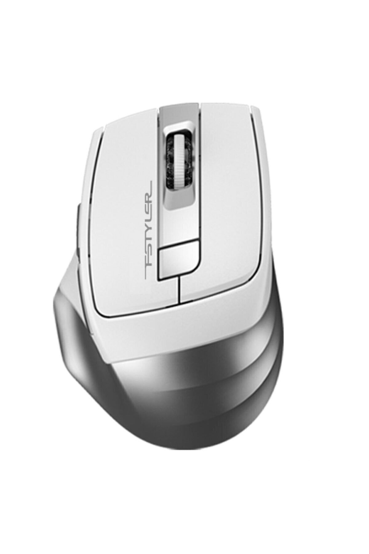 A4 Tech Fb35 Beyaz Bluetooth+2.4g Nano Kablosuz Optik 2000 Dpi Mouse