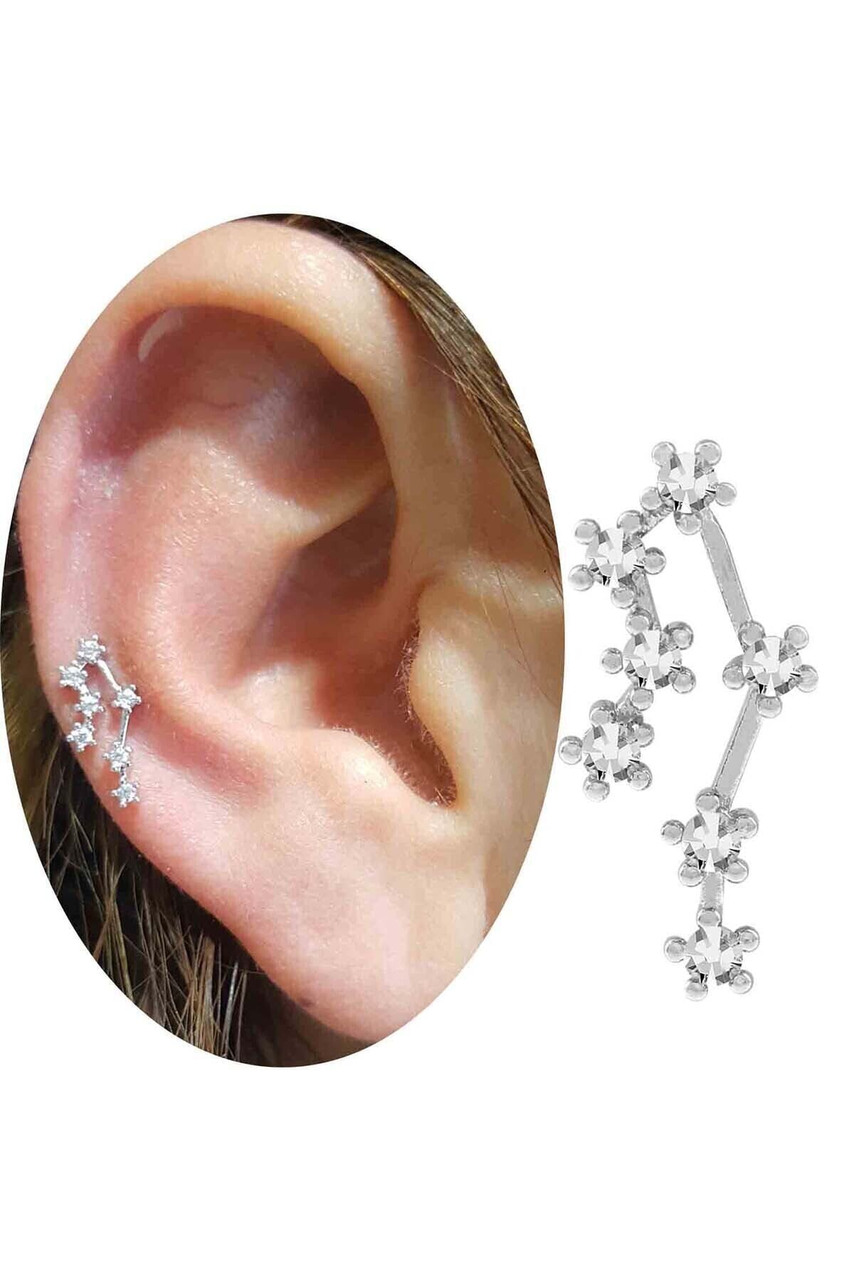 Cadının Dükkanı Taşlı Tragus-helix-kulak-kıkırdak Piercing