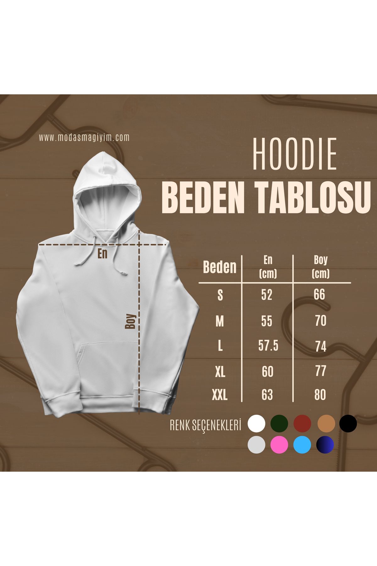 Basic 3 Iplik Bisiklet Yaka  Hoodie Sweatshirt