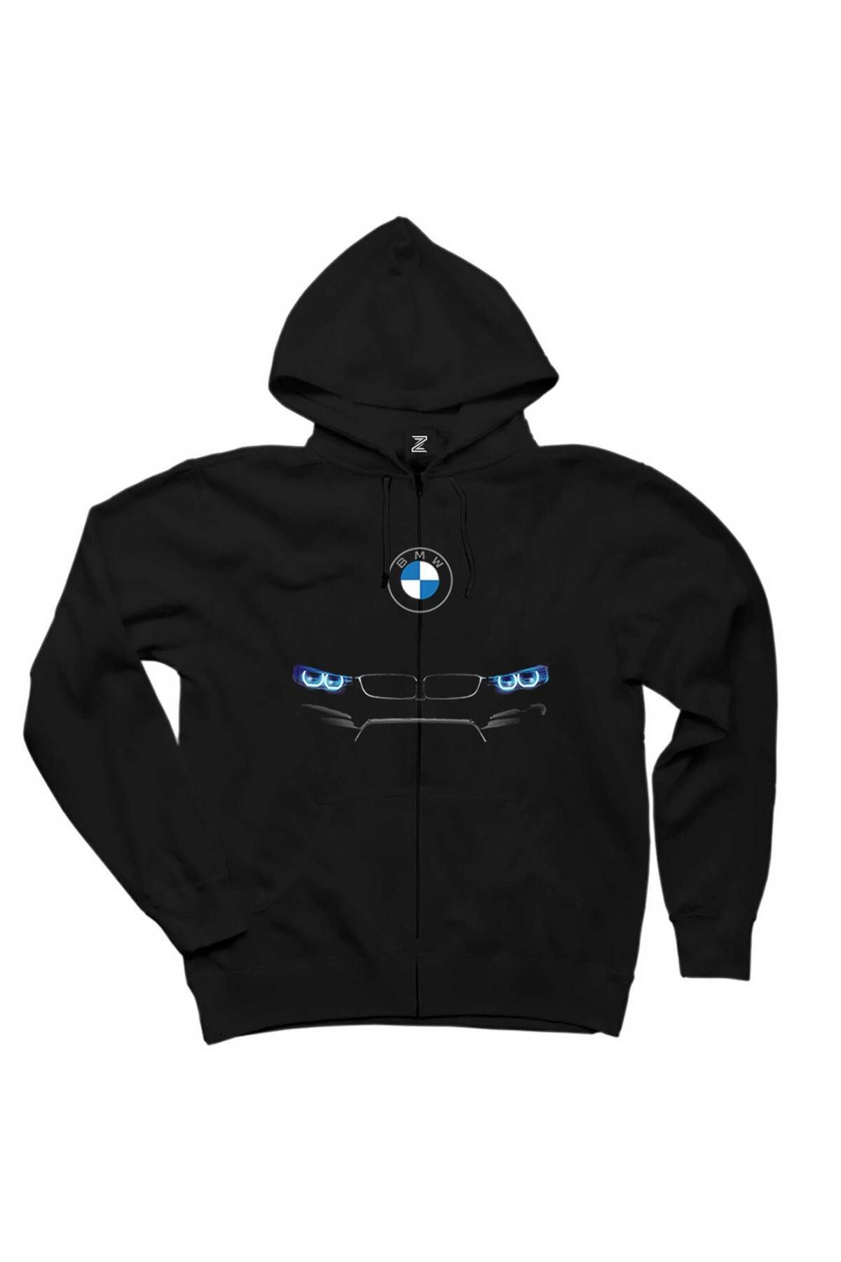 Moda Glo BMW IM BOSS GriKapşonlu Sweatshirt H...