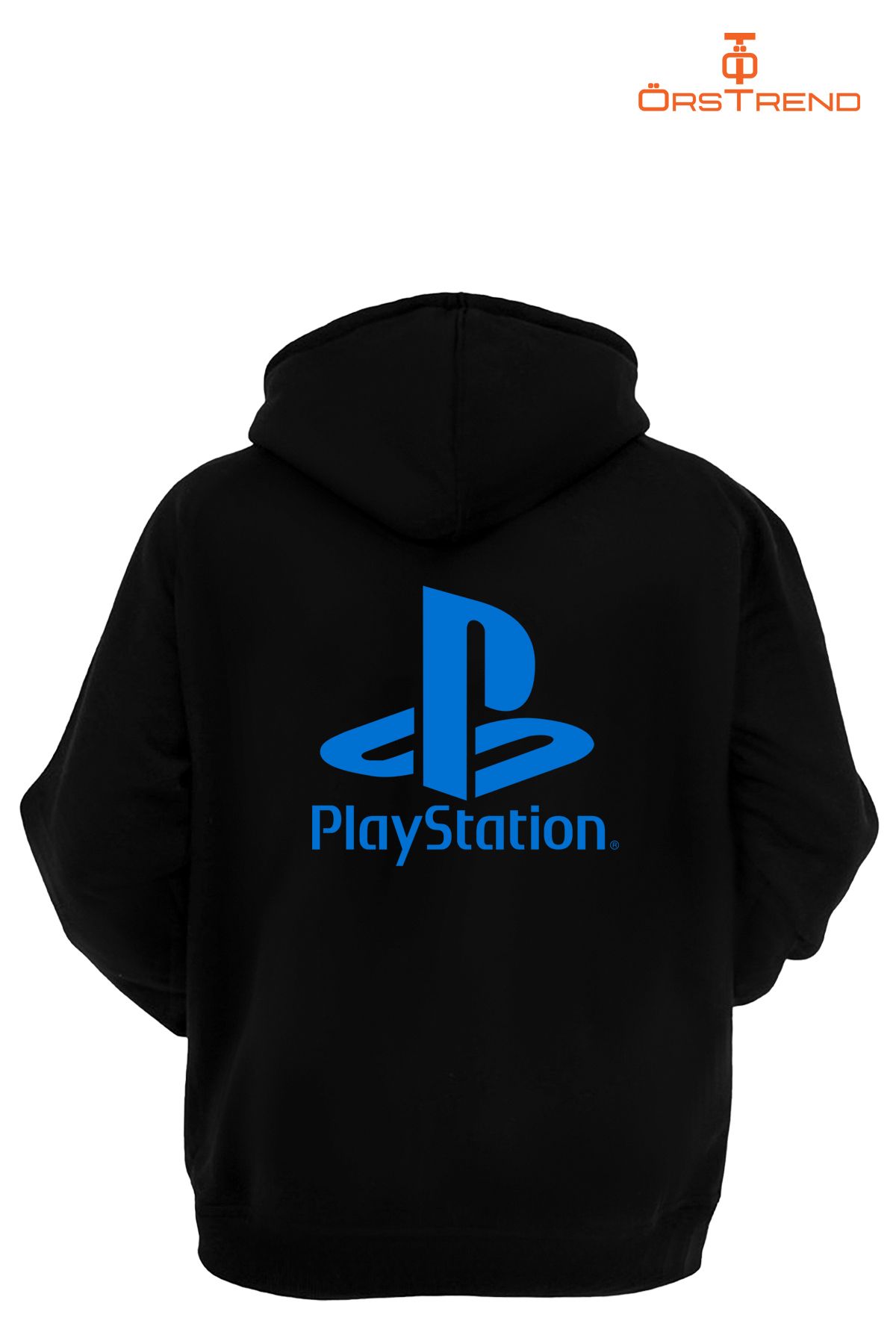 Playstation Baskılı Unisex Kapşonlu Sweatshirt